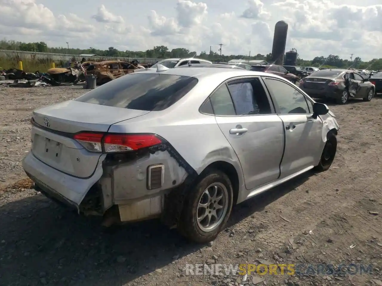 4 Photograph of a damaged car JTDDPRAEXLJ065013 TOYOTA COROLLA 2020