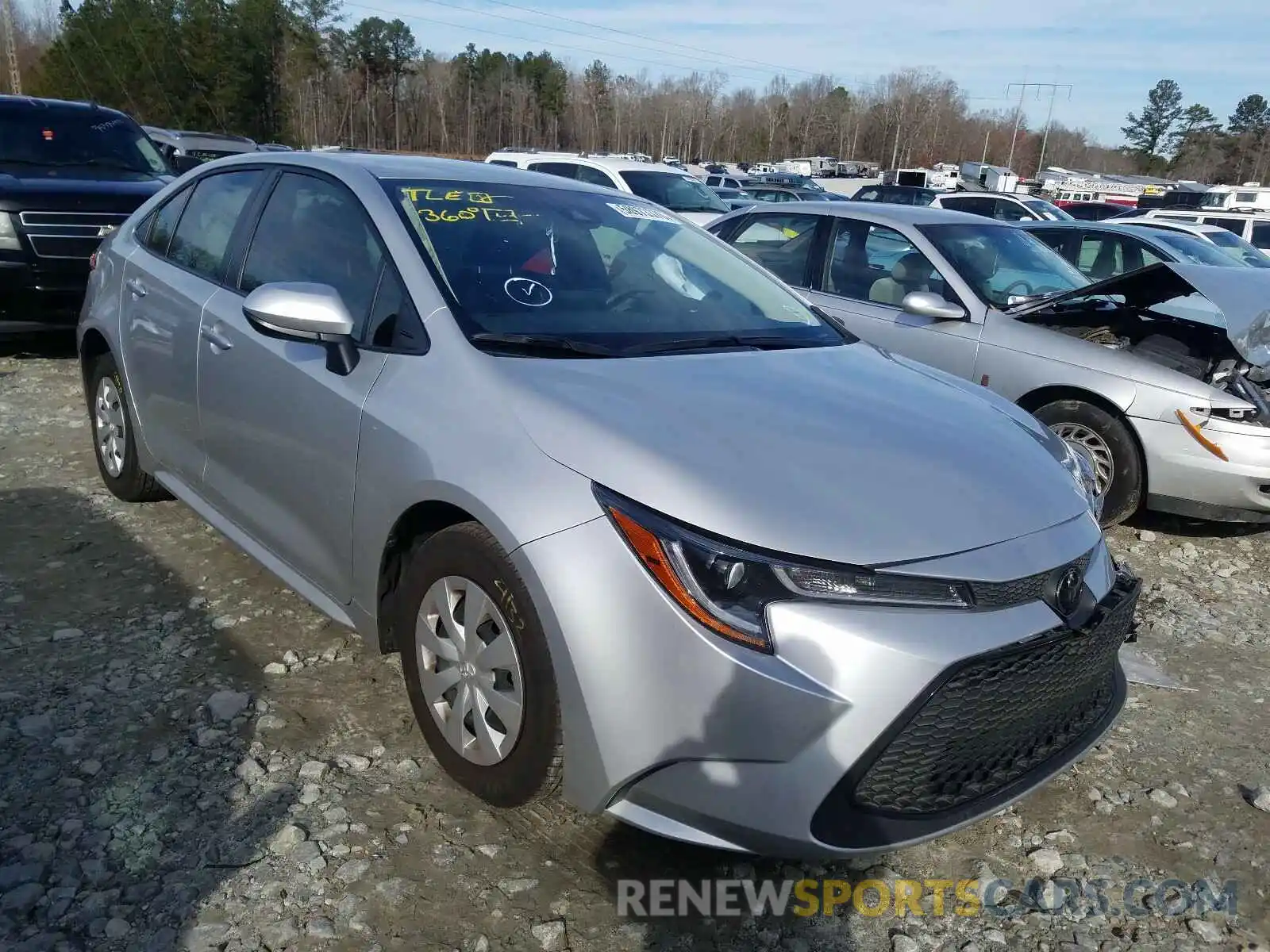 1 Photograph of a damaged car JTDDPRAEXLJ078828 TOYOTA COROLLA 2020