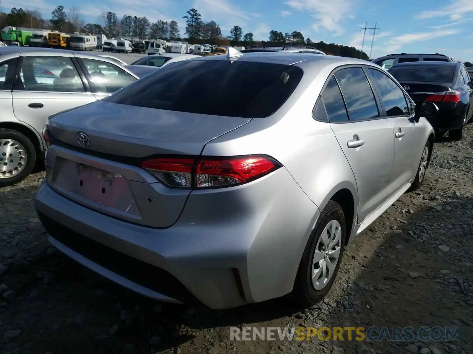 4 Photograph of a damaged car JTDDPRAEXLJ078828 TOYOTA COROLLA 2020