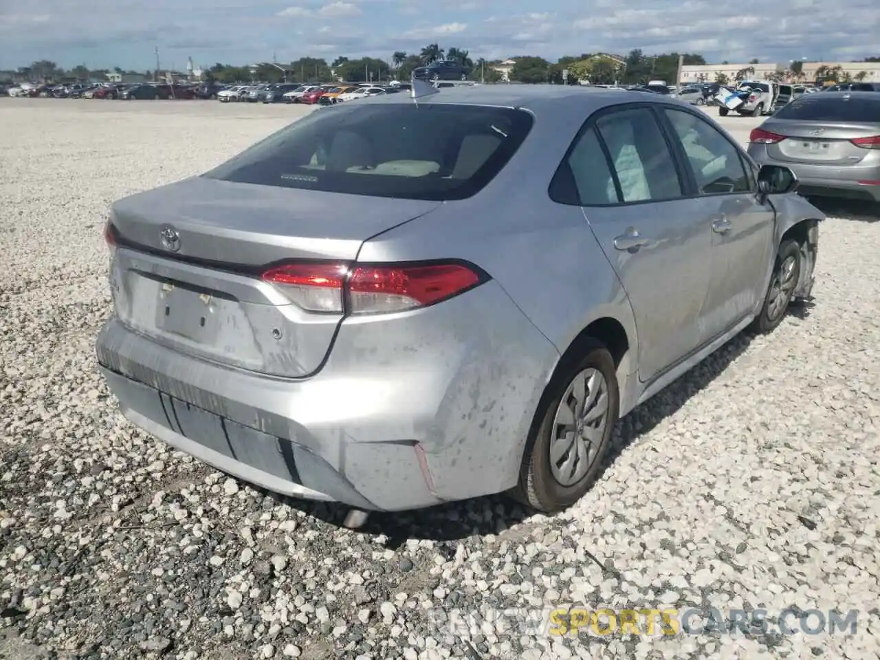 4 Photograph of a damaged car JTDDPRAEXLJ081163 TOYOTA COROLLA 2020