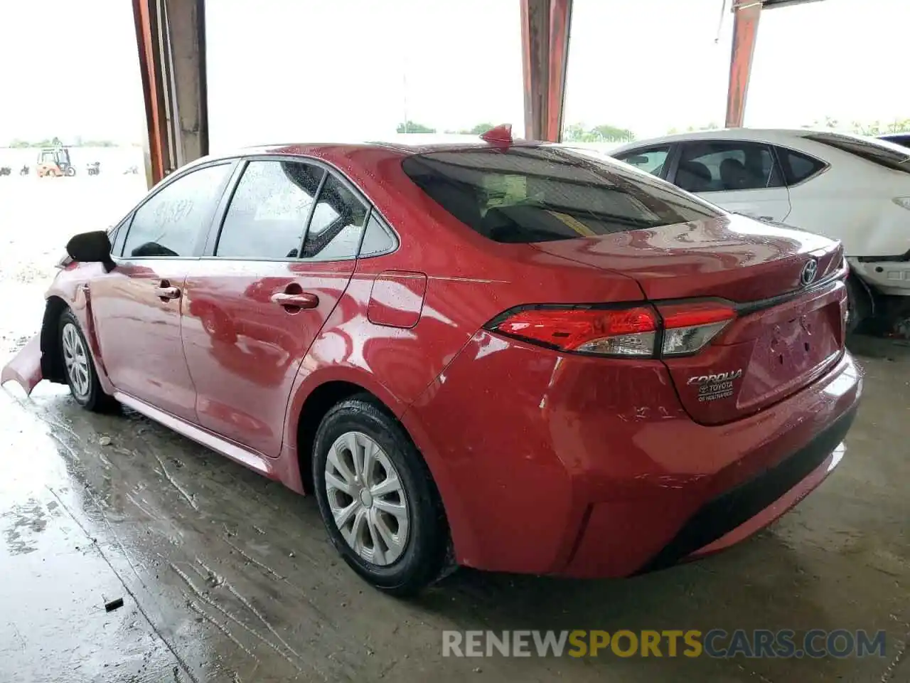 3 Photograph of a damaged car JTDEBRBE0LJ000334 TOYOTA COROLLA 2020