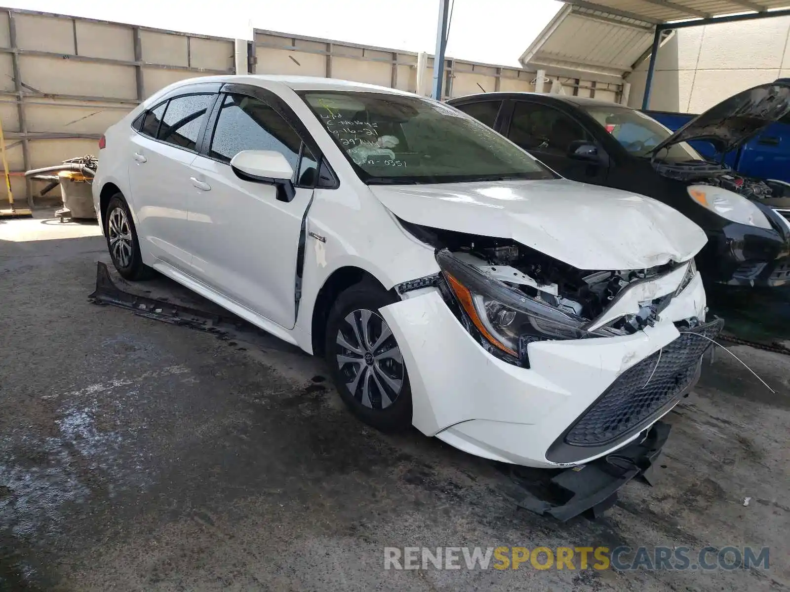 1 Photograph of a damaged car JTDEBRBE0LJ000351 TOYOTA COROLLA 2020