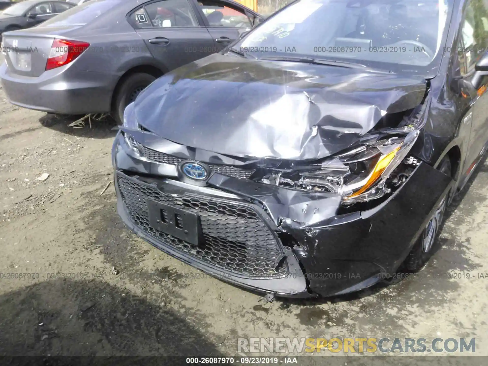 6 Photograph of a damaged car JTDEBRBE0LJ000401 TOYOTA COROLLA 2020