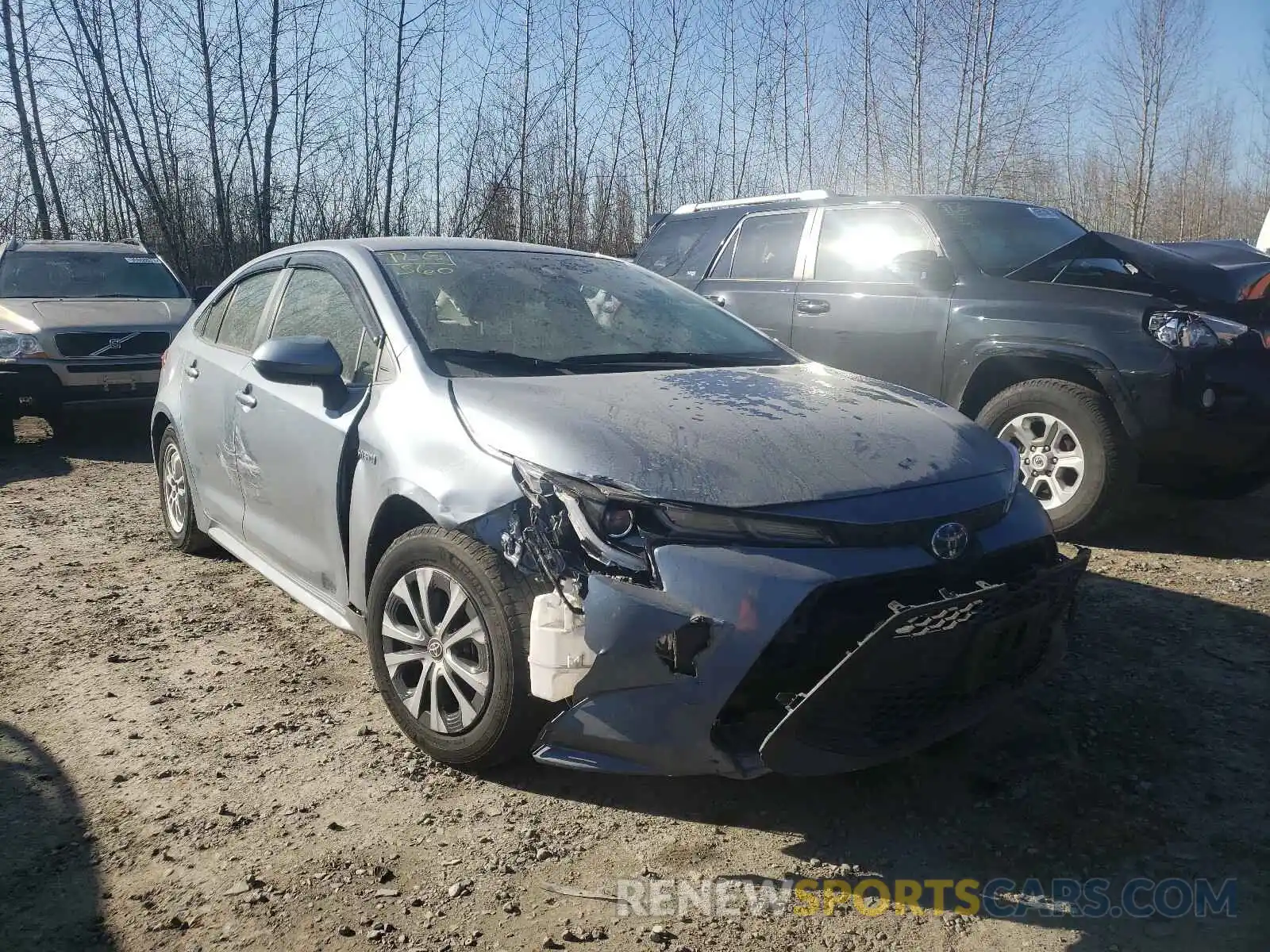 1 Photograph of a damaged car JTDEBRBE0LJ000642 TOYOTA COROLLA 2020