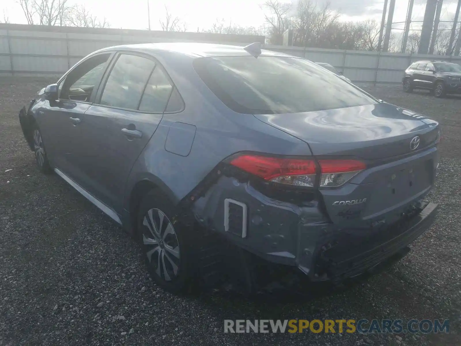 3 Photograph of a damaged car JTDEBRBE0LJ000740 TOYOTA COROLLA 2020