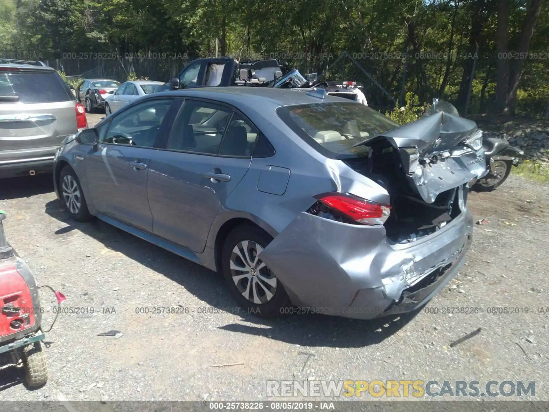 3 Photograph of a damaged car JTDEBRBE0LJ000978 TOYOTA COROLLA 2020