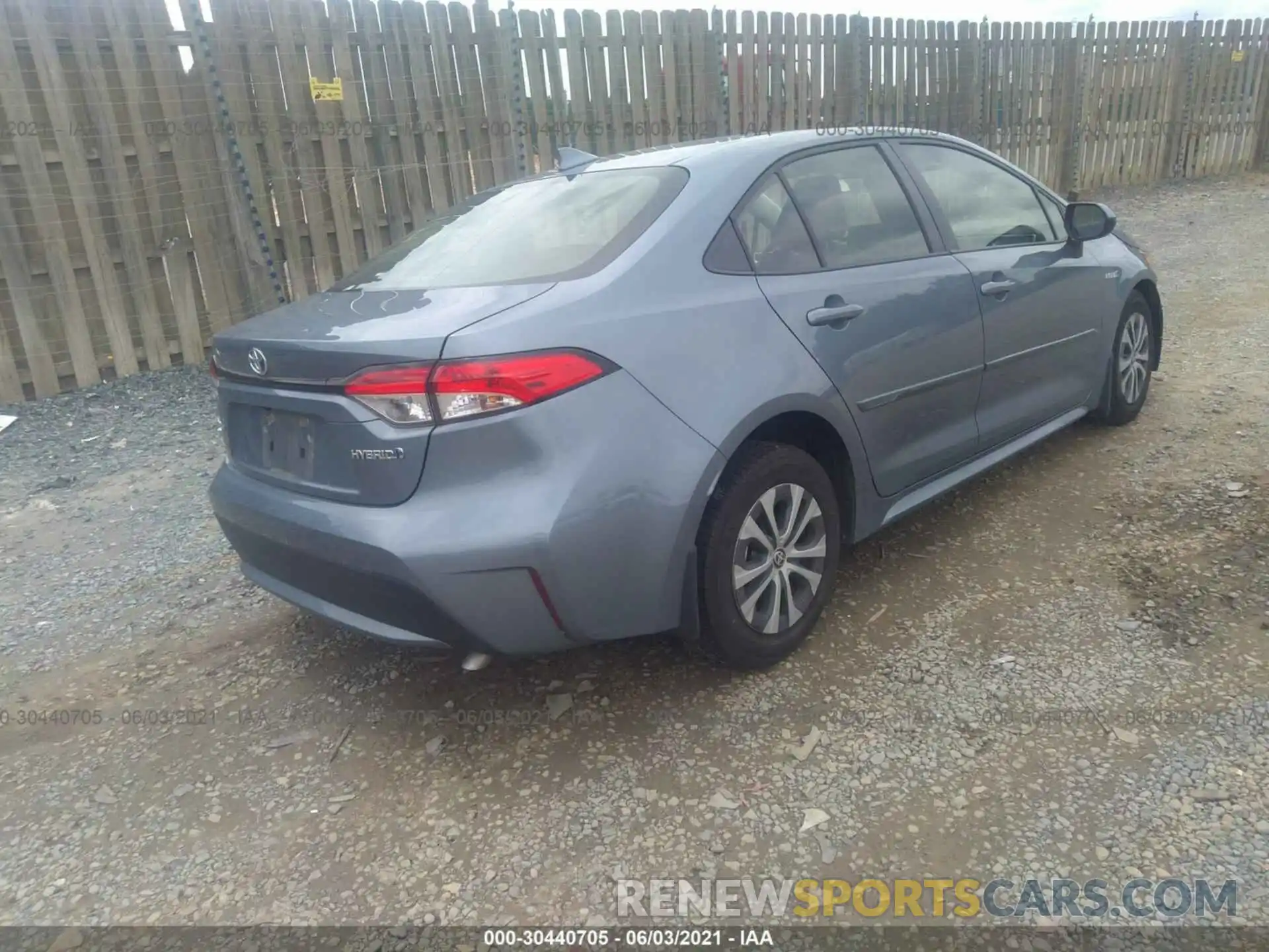 4 Photograph of a damaged car JTDEBRBE0LJ001385 TOYOTA COROLLA 2020