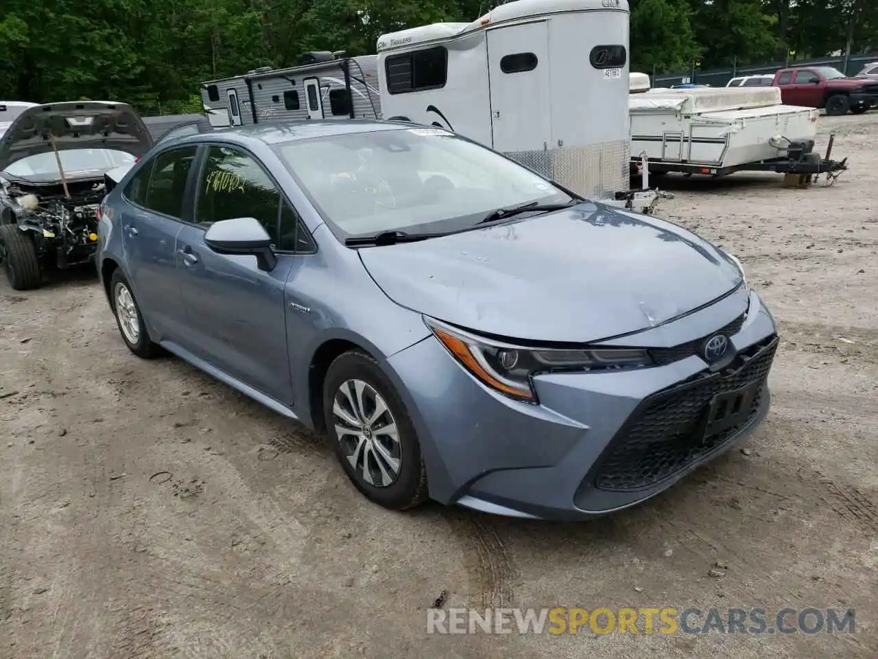 1 Photograph of a damaged car JTDEBRBE0LJ001421 TOYOTA COROLLA 2020