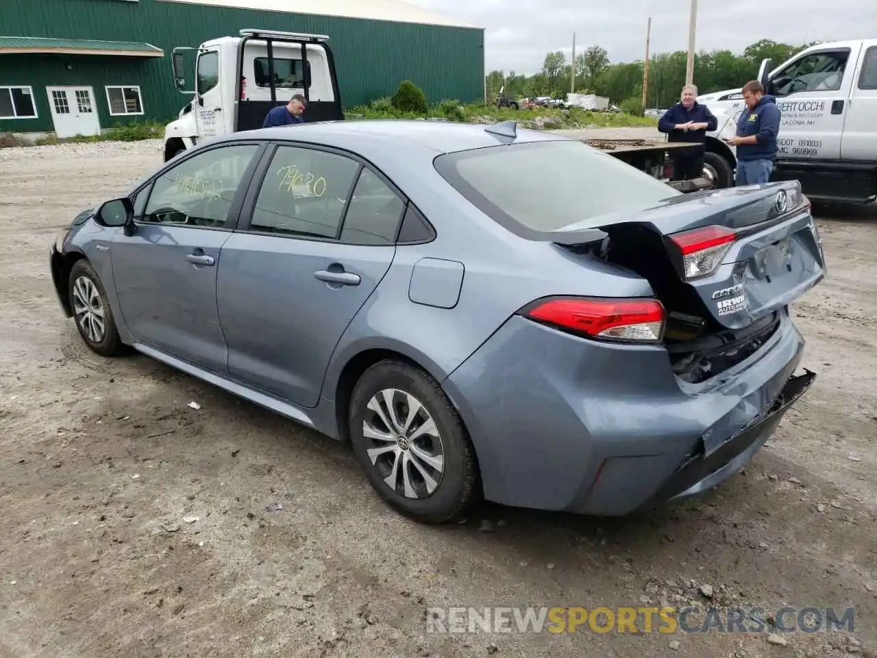 3 Photograph of a damaged car JTDEBRBE0LJ001421 TOYOTA COROLLA 2020