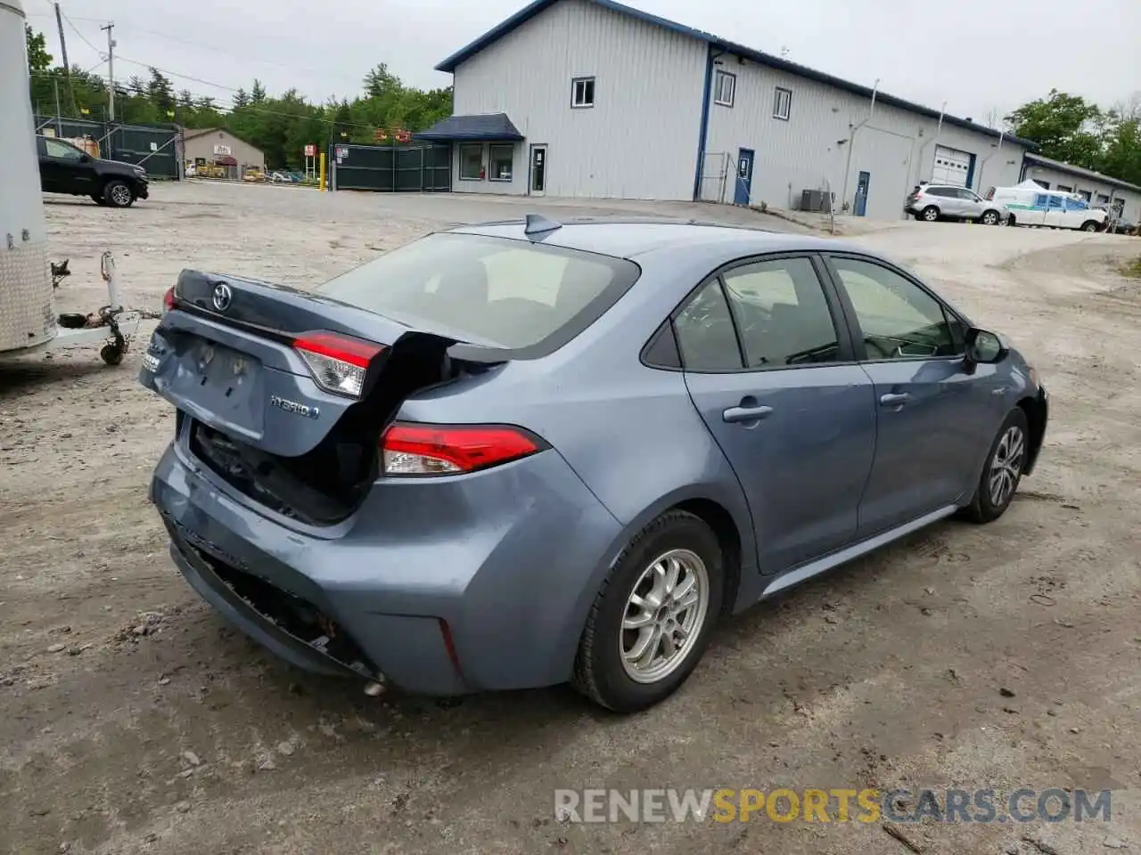 4 Photograph of a damaged car JTDEBRBE0LJ001421 TOYOTA COROLLA 2020