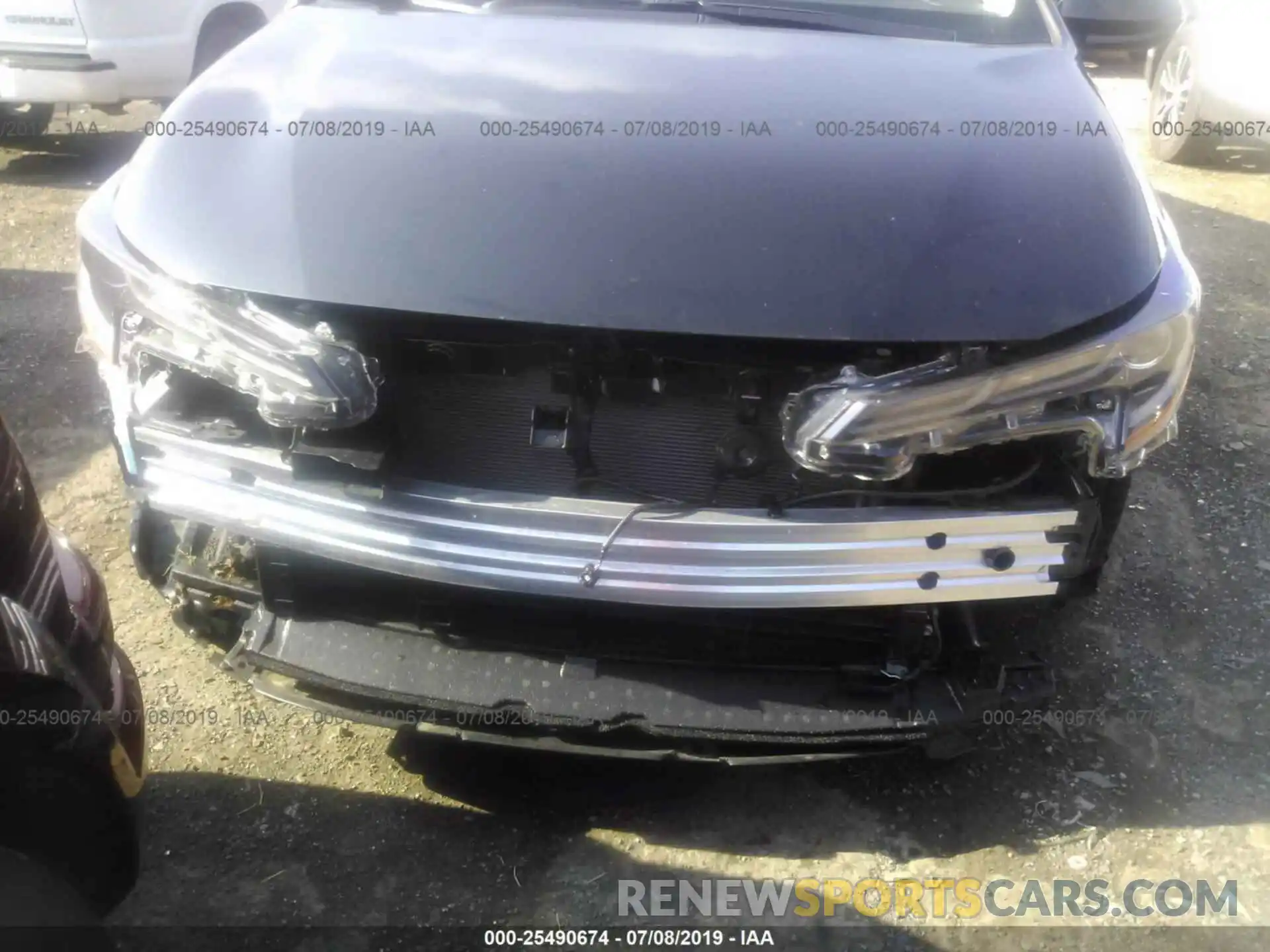 6 Photograph of a damaged car JTDEBRBE0LJ001662 TOYOTA COROLLA 2020