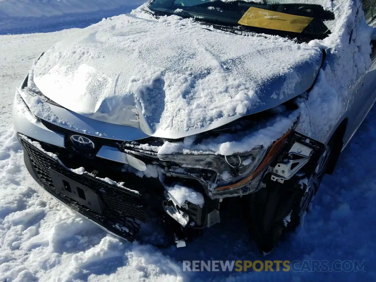 9 Photograph of a damaged car JTDEBRBE0LJ001841 TOYOTA COROLLA 2020