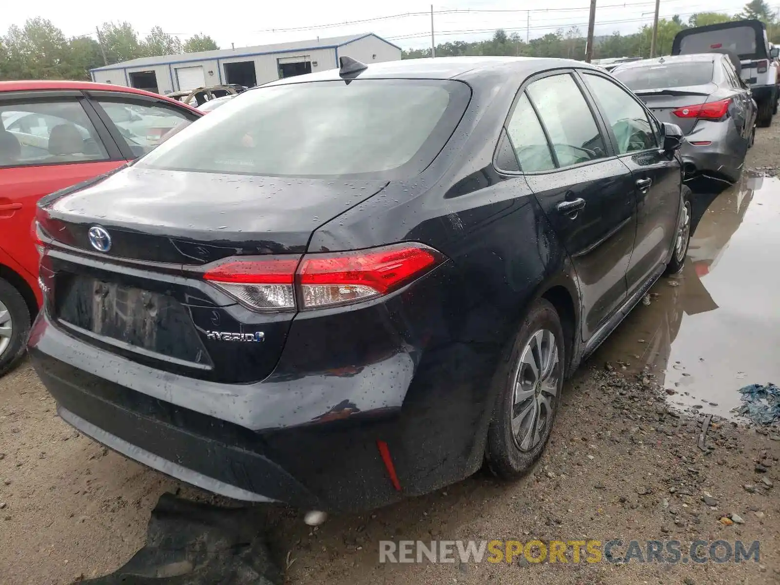 4 Photograph of a damaged car JTDEBRBE0LJ002455 TOYOTA COROLLA 2020