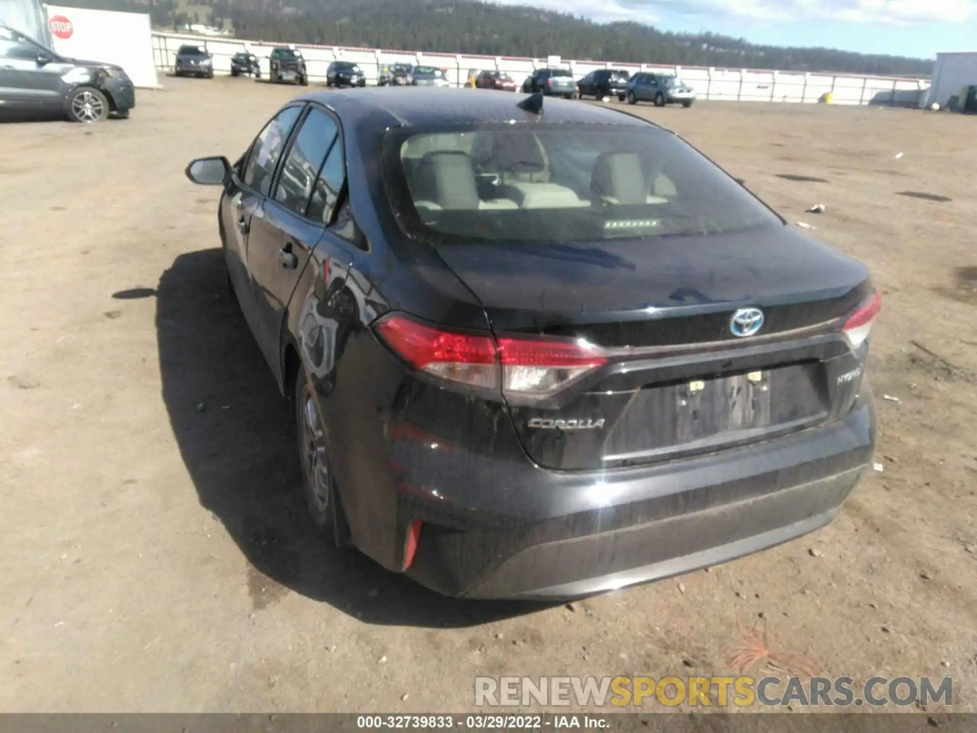 3 Photograph of a damaged car JTDEBRBE0LJ004206 TOYOTA COROLLA 2020