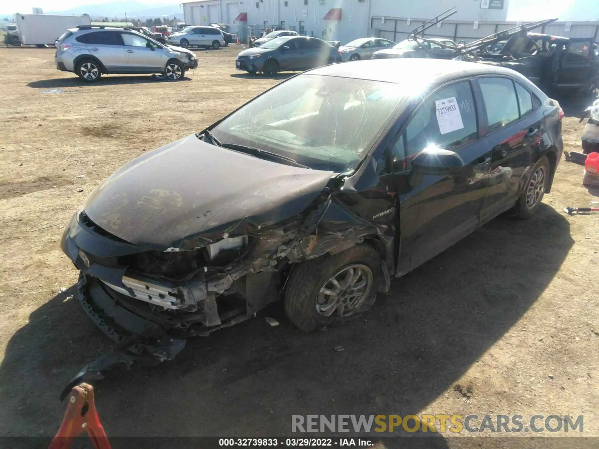 4 Photograph of a damaged car JTDEBRBE0LJ004206 TOYOTA COROLLA 2020