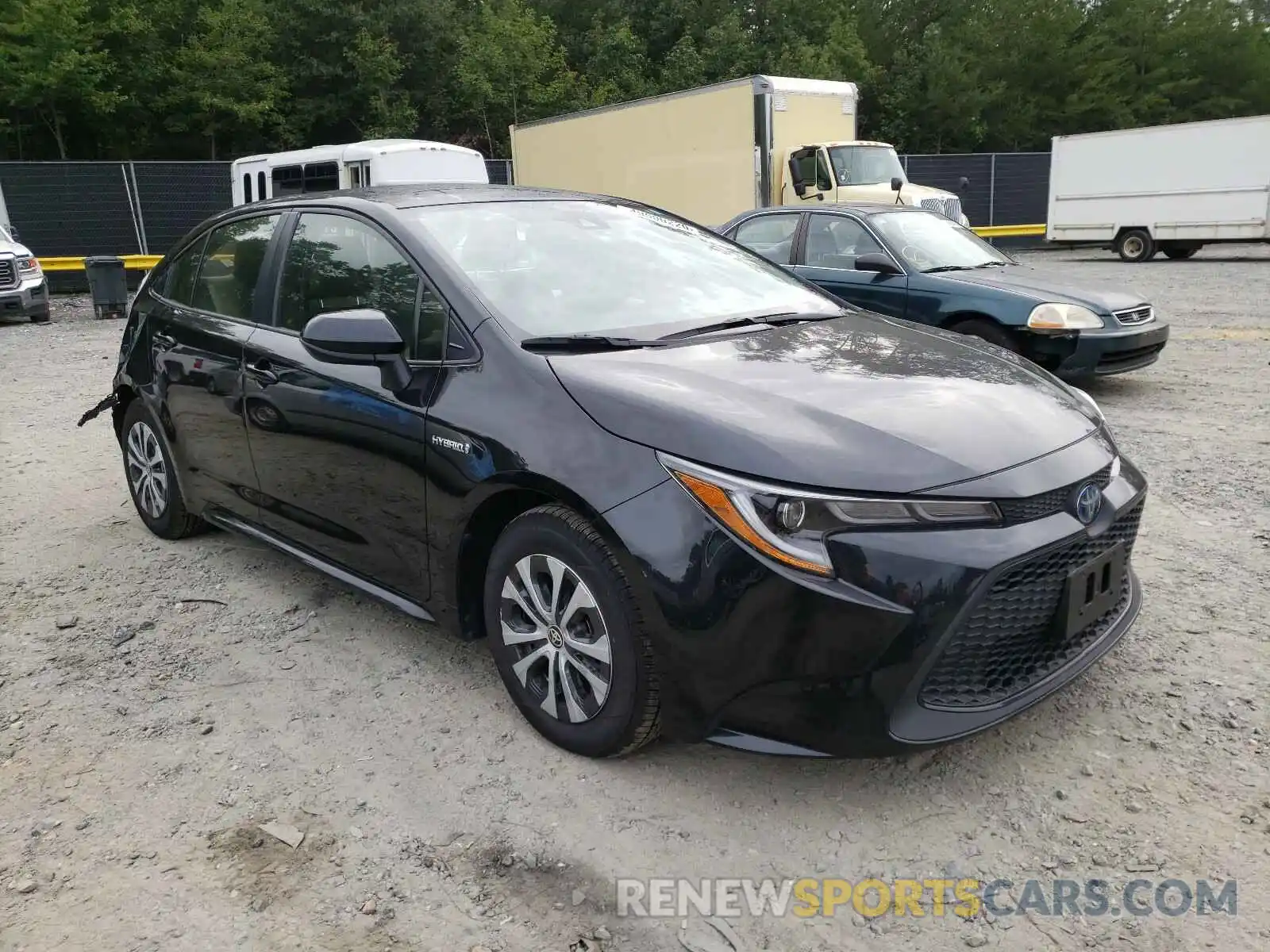 1 Photograph of a damaged car JTDEBRBE0LJ004478 TOYOTA COROLLA 2020