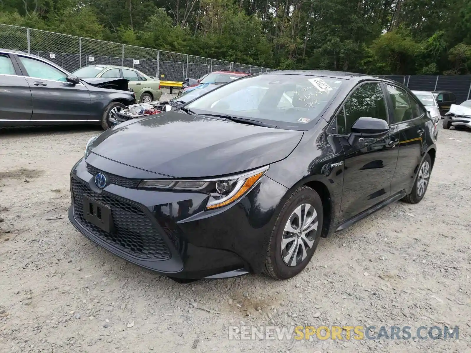 2 Photograph of a damaged car JTDEBRBE0LJ004478 TOYOTA COROLLA 2020