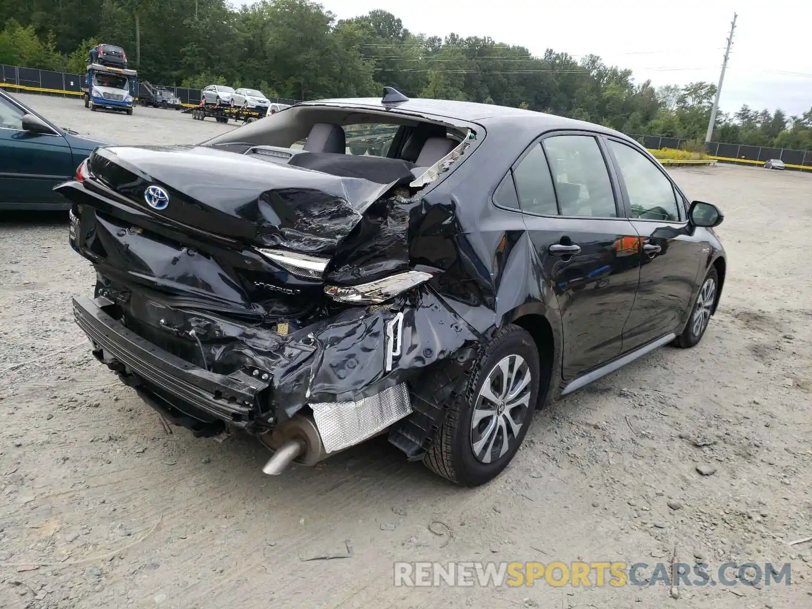 4 Photograph of a damaged car JTDEBRBE0LJ004478 TOYOTA COROLLA 2020