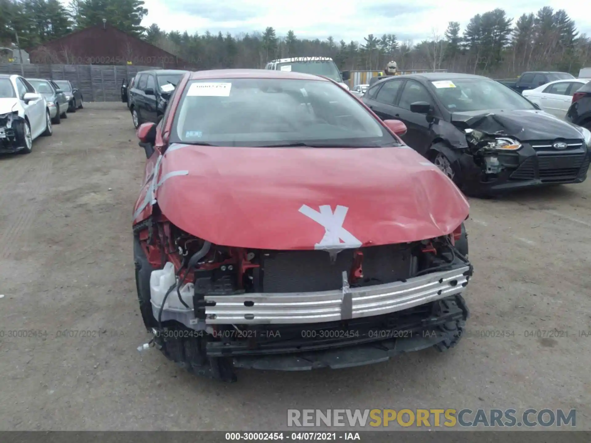 6 Photograph of a damaged car JTDEBRBE0LJ005159 TOYOTA COROLLA 2020