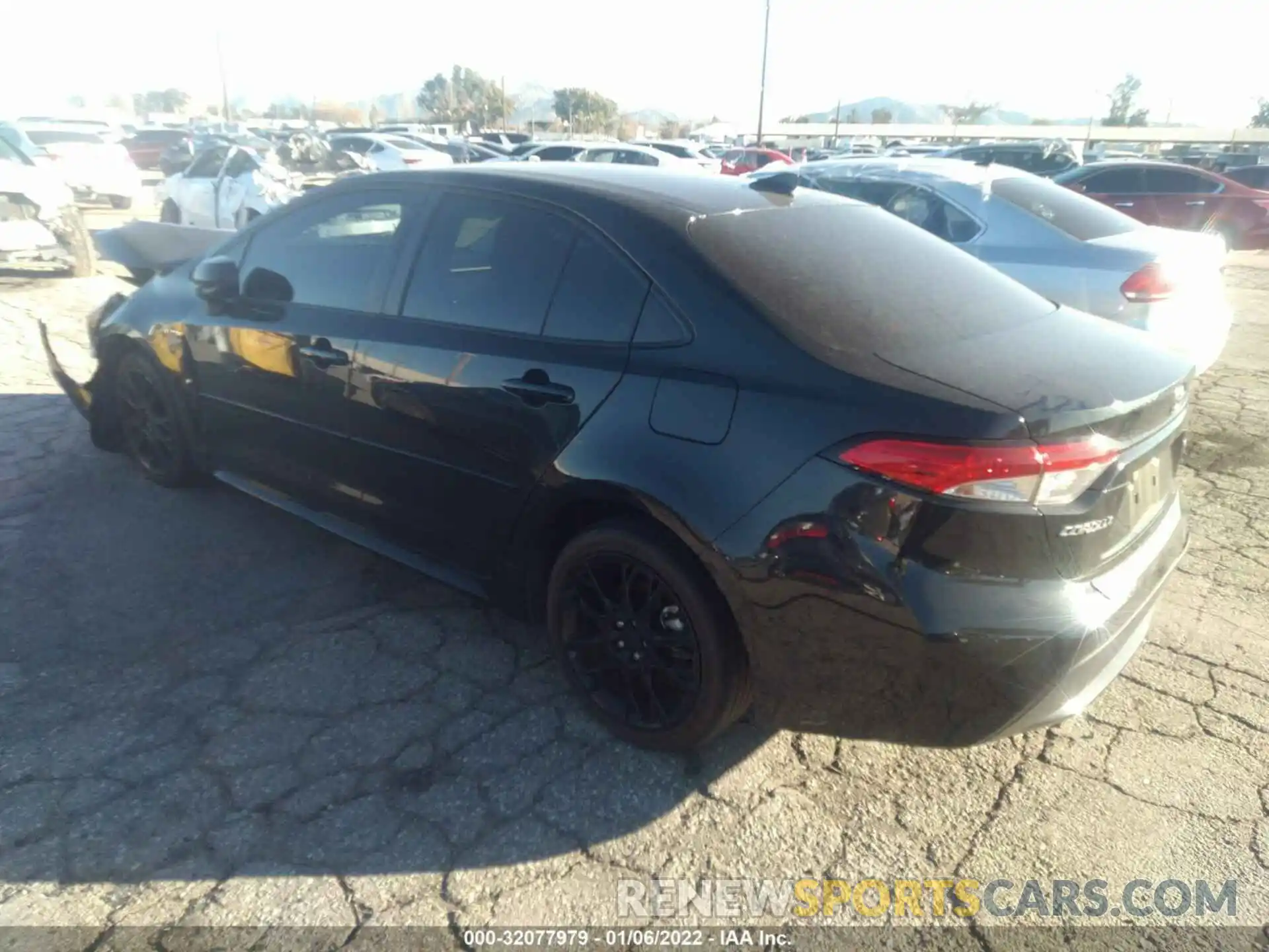 3 Photograph of a damaged car JTDEBRBE0LJ005937 TOYOTA COROLLA 2020