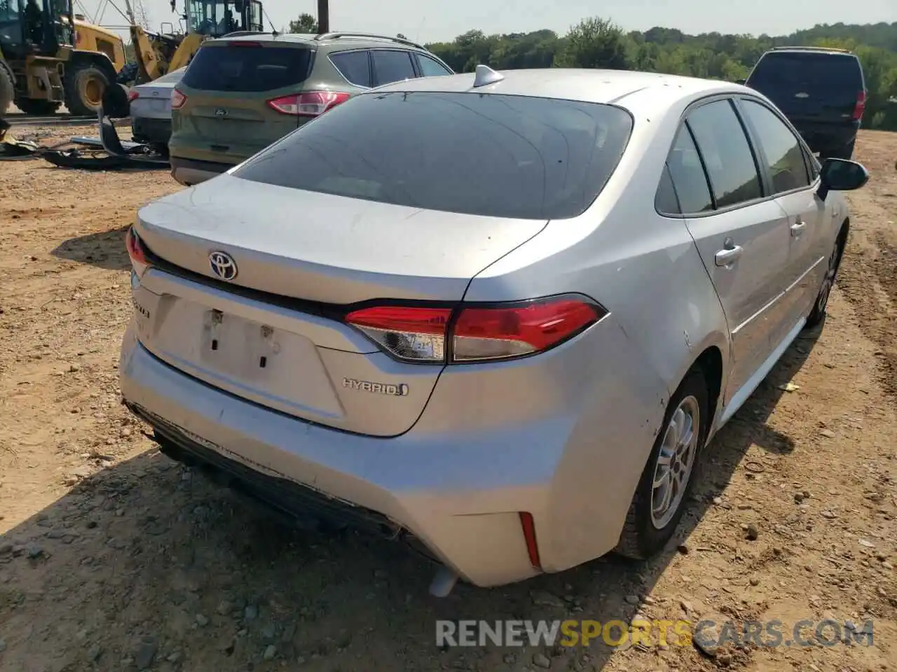 4 Photograph of a damaged car JTDEBRBE0LJ006151 TOYOTA COROLLA 2020