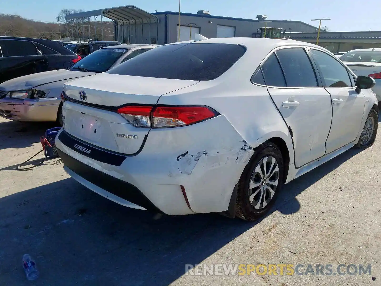 4 Photograph of a damaged car JTDEBRBE0LJ007588 TOYOTA COROLLA 2020