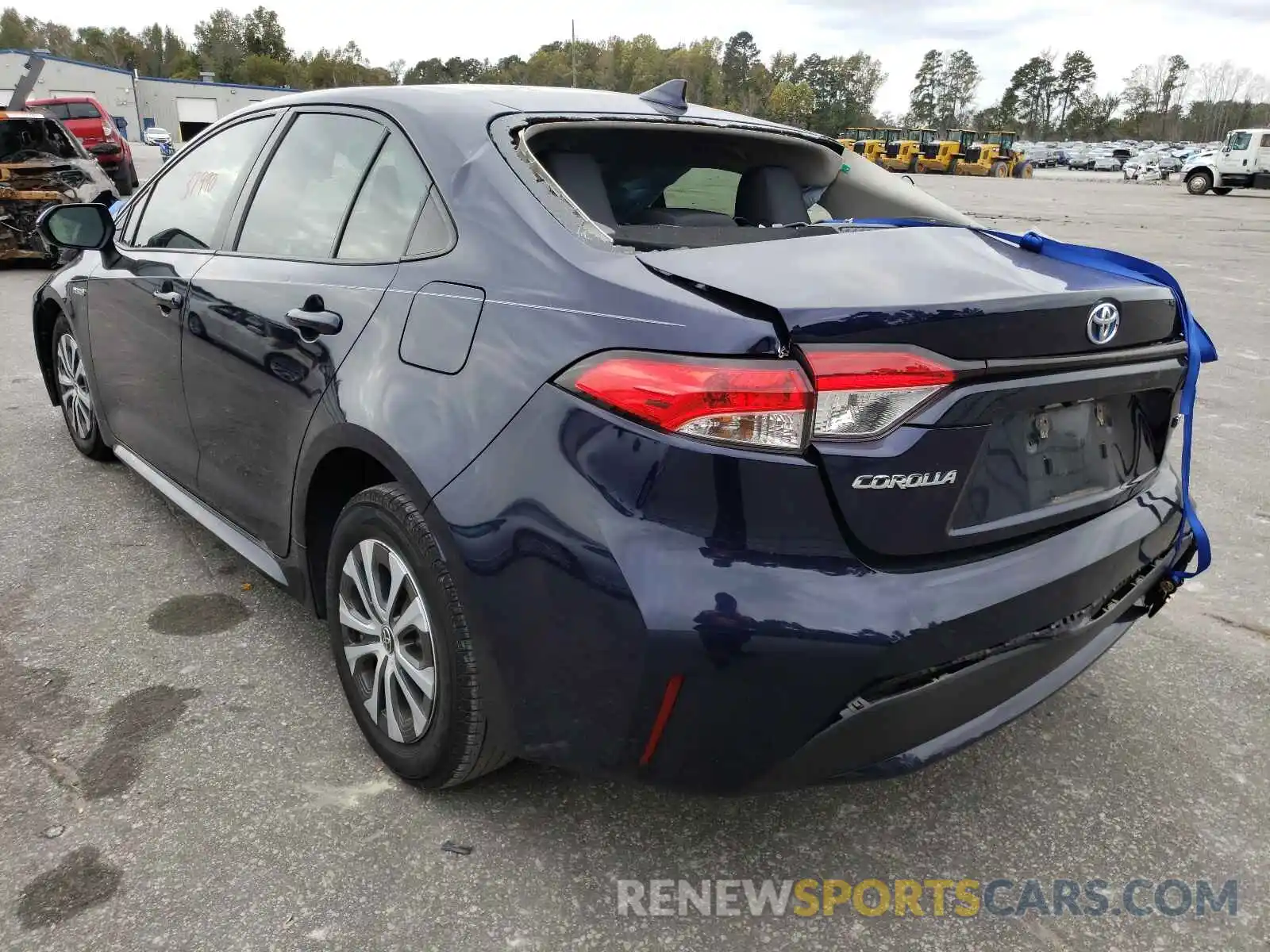 3 Photograph of a damaged car JTDEBRBE0LJ008014 TOYOTA COROLLA 2020