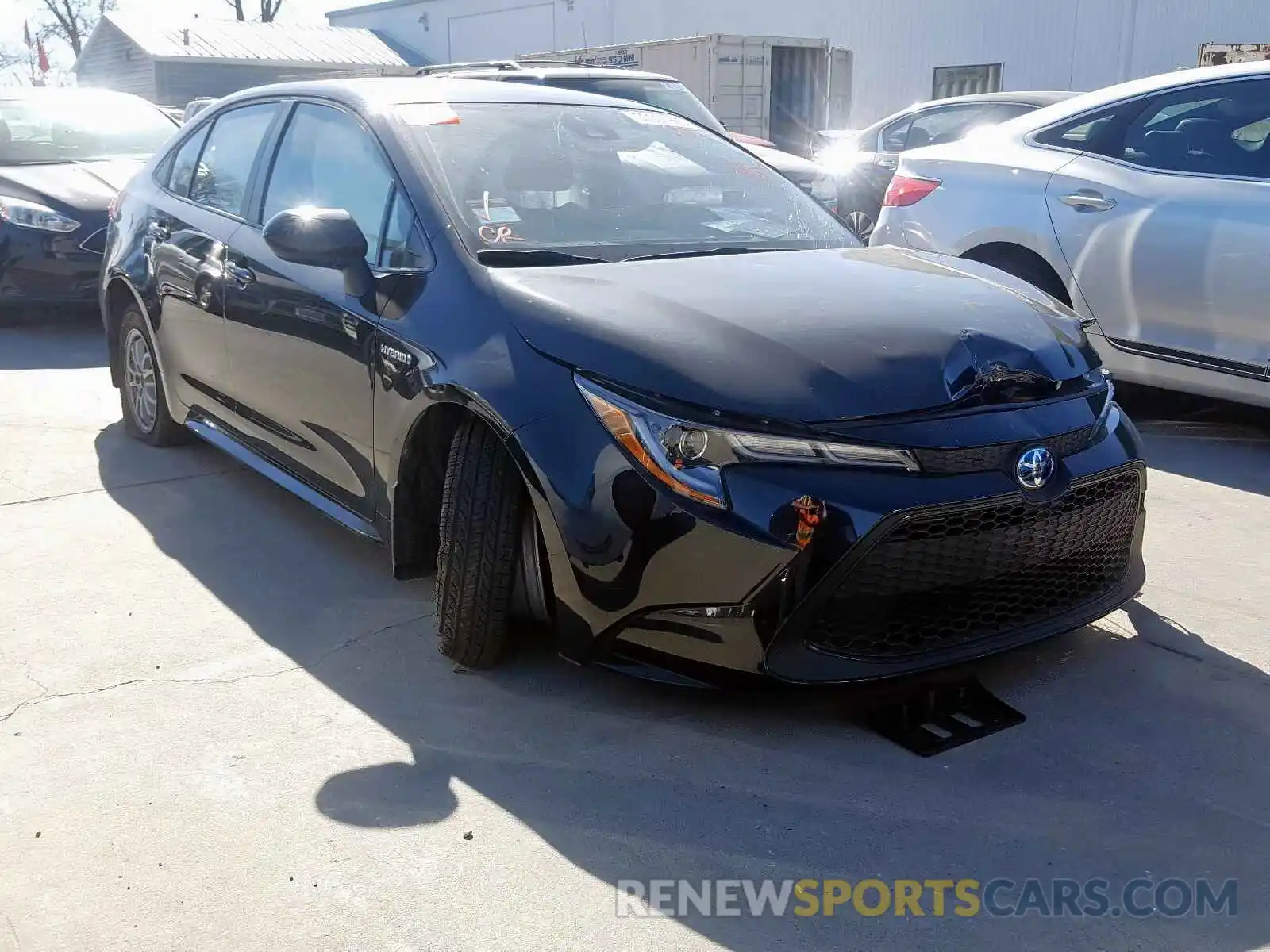 1 Photograph of a damaged car JTDEBRBE0LJ009406 TOYOTA COROLLA 2020