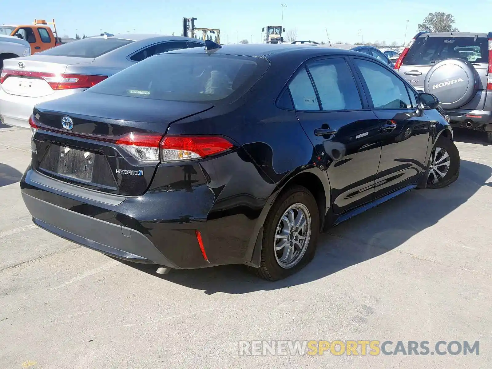 4 Photograph of a damaged car JTDEBRBE0LJ009406 TOYOTA COROLLA 2020