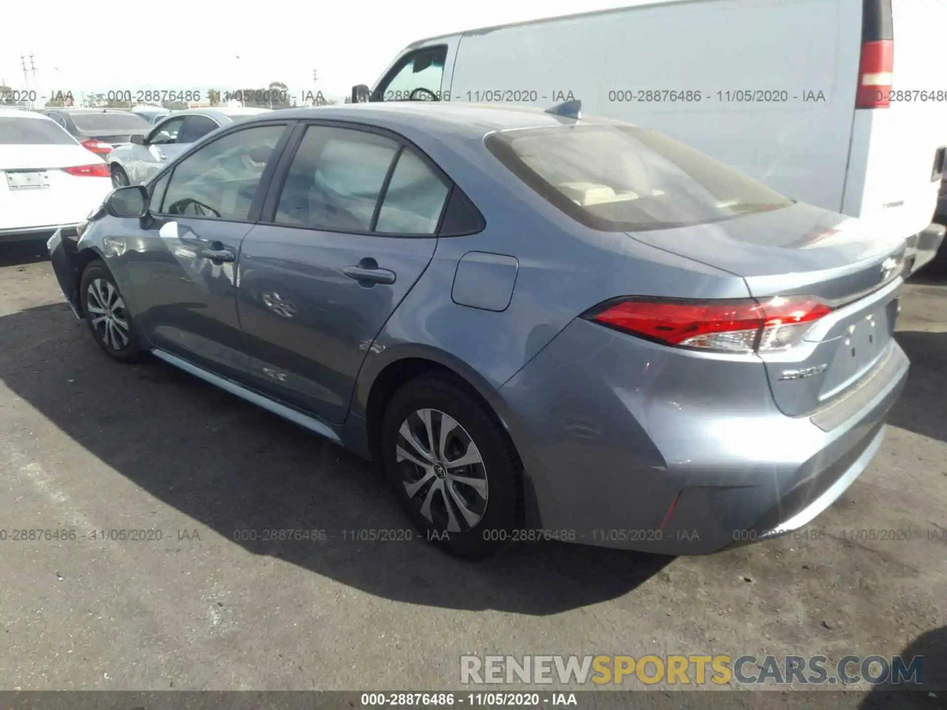 3 Photograph of a damaged car JTDEBRBE0LJ009437 TOYOTA COROLLA 2020