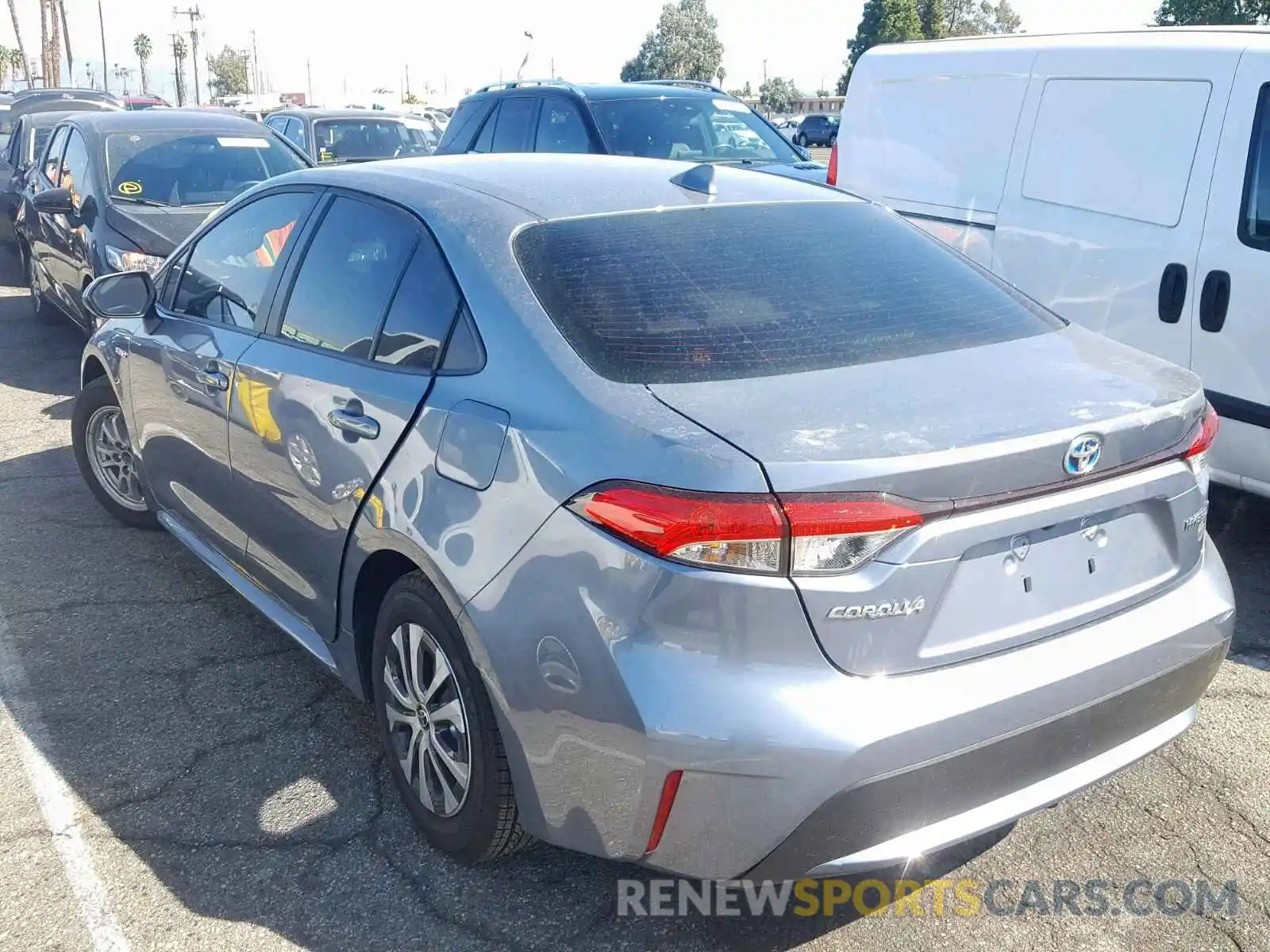 3 Photograph of a damaged car JTDEBRBE0LJ011186 TOYOTA COROLLA 2020