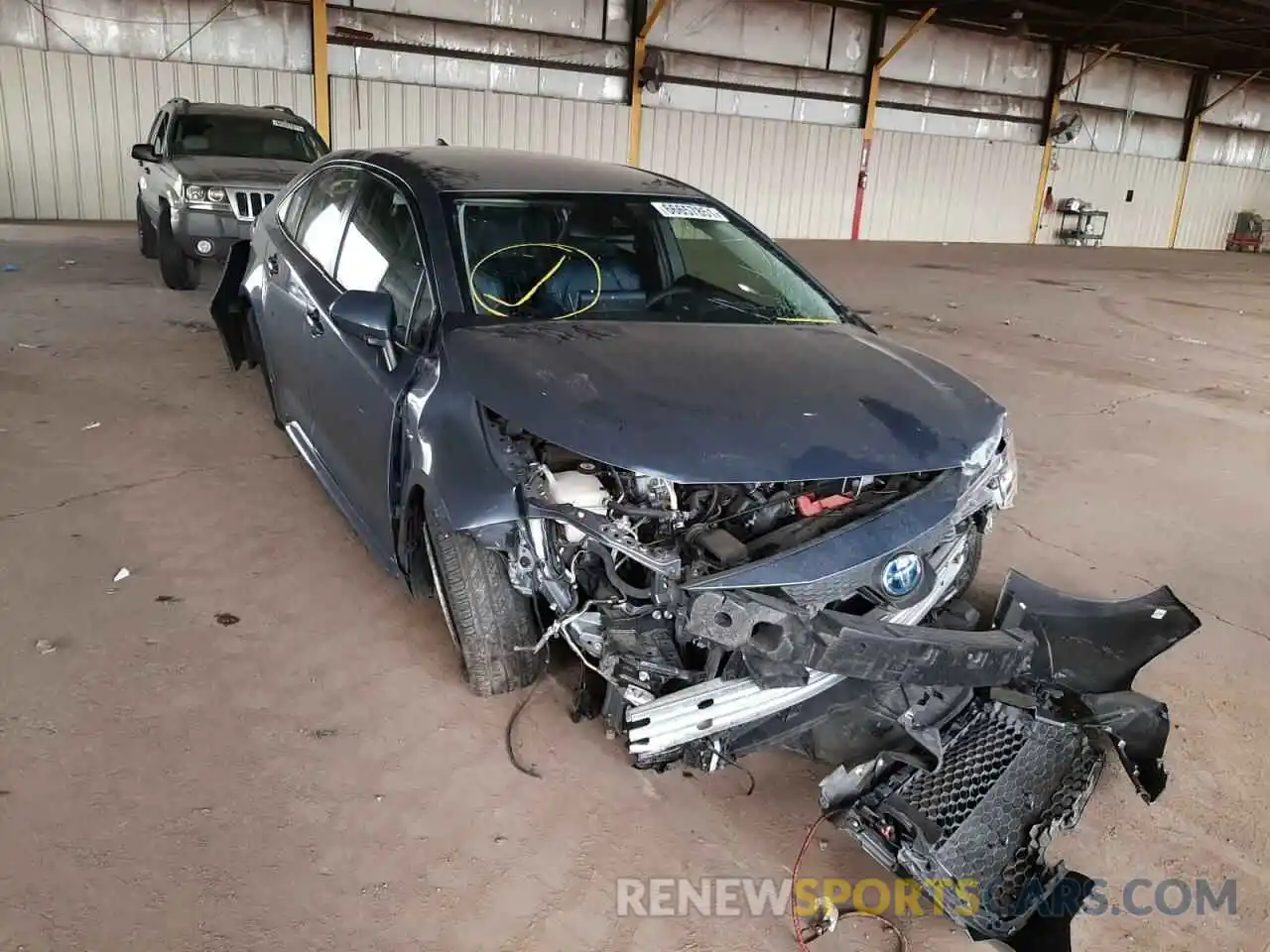 1 Photograph of a damaged car JTDEBRBE0LJ011544 TOYOTA COROLLA 2020