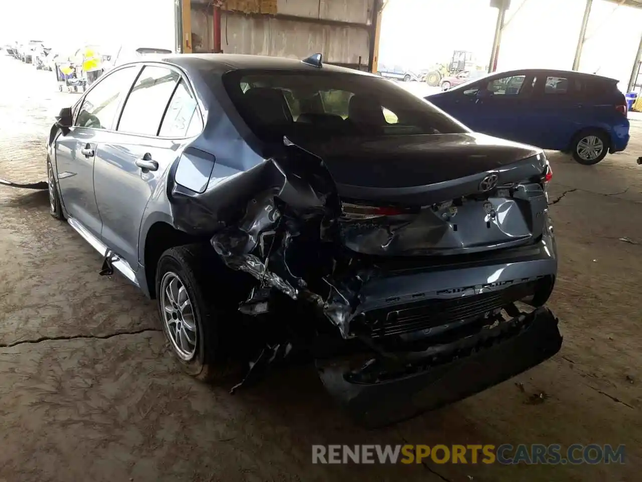 3 Photograph of a damaged car JTDEBRBE0LJ011544 TOYOTA COROLLA 2020