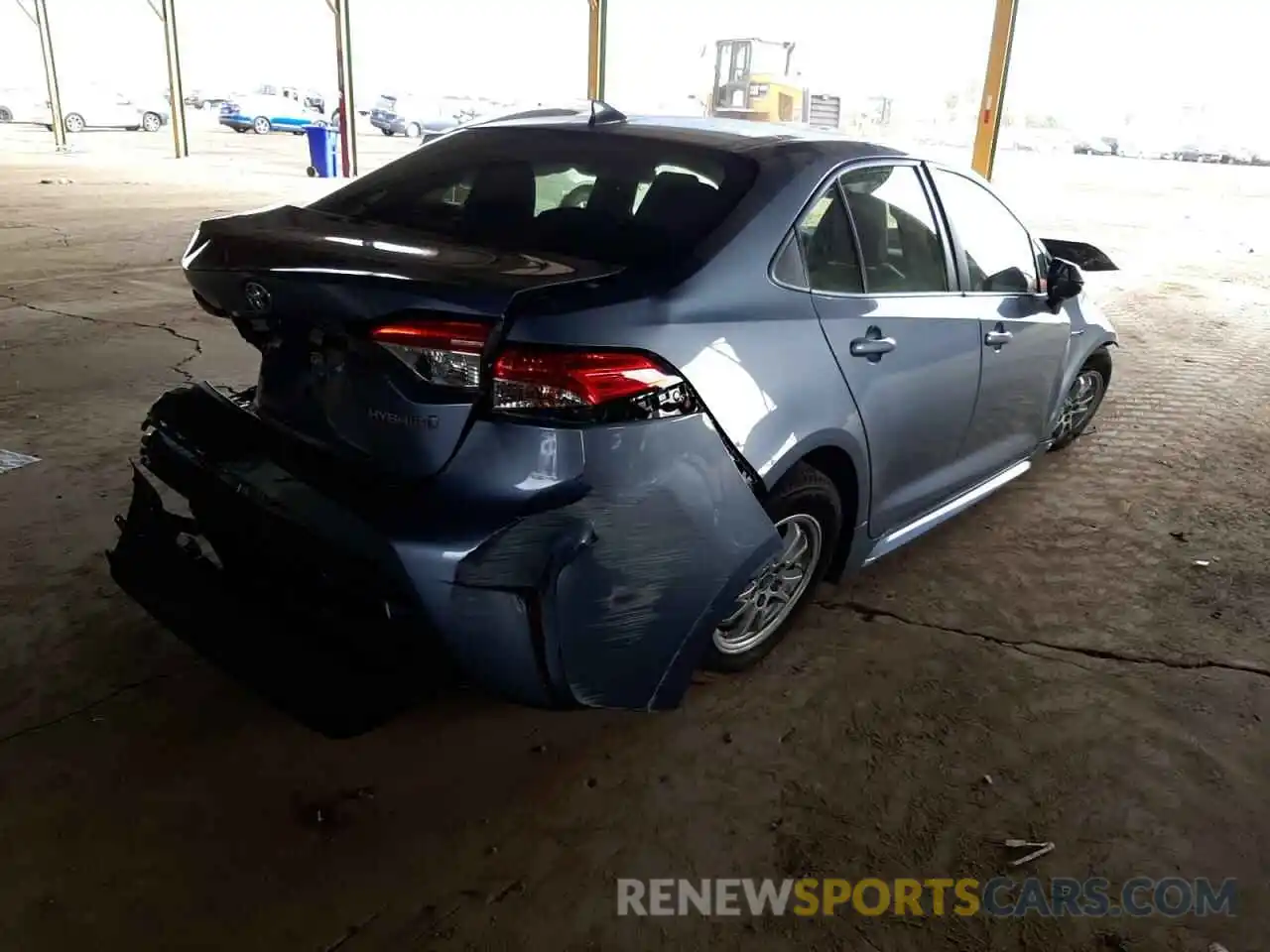 4 Photograph of a damaged car JTDEBRBE0LJ011544 TOYOTA COROLLA 2020