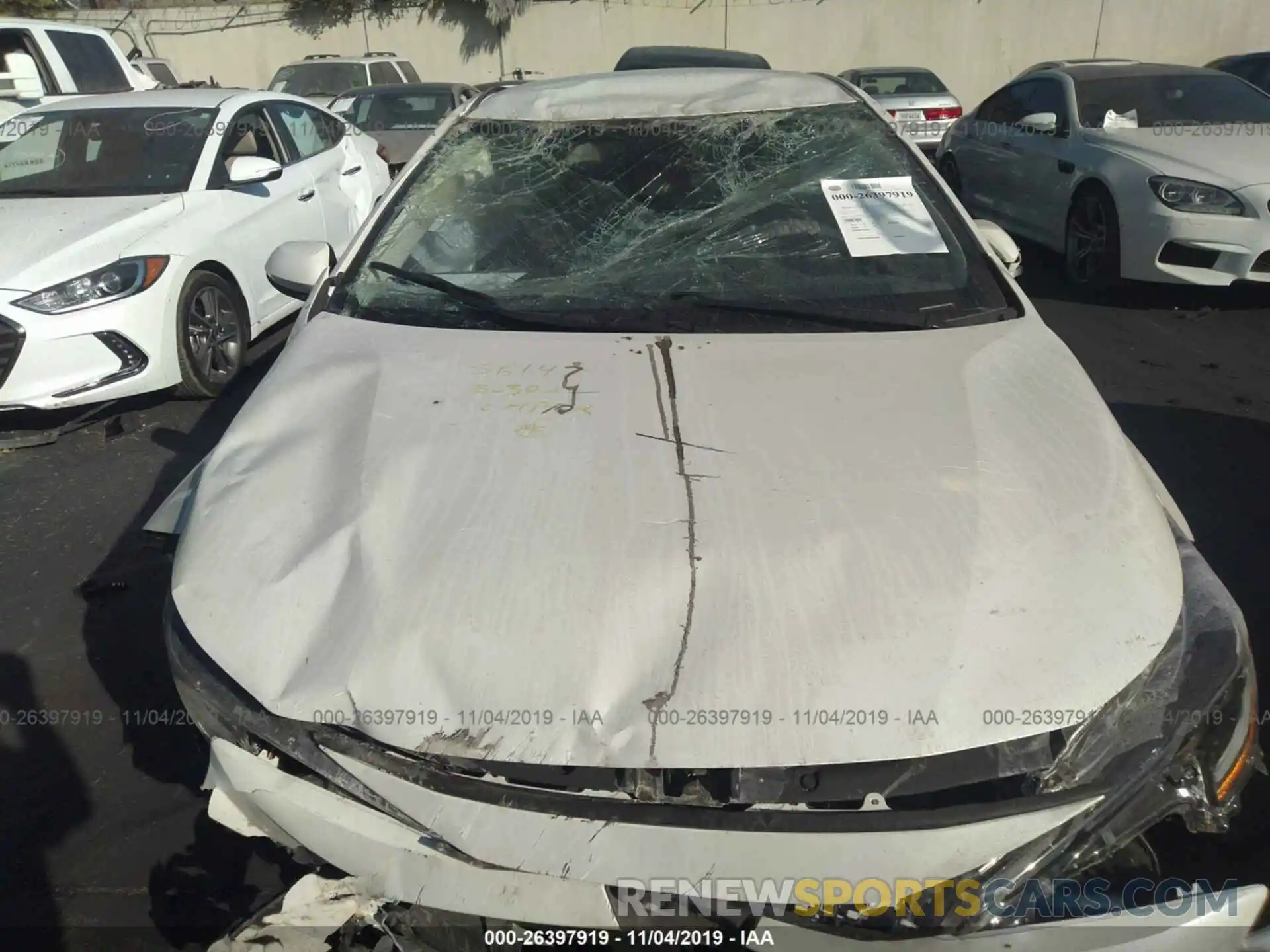 6 Photograph of a damaged car JTDEBRBE0LJ012256 TOYOTA COROLLA 2020