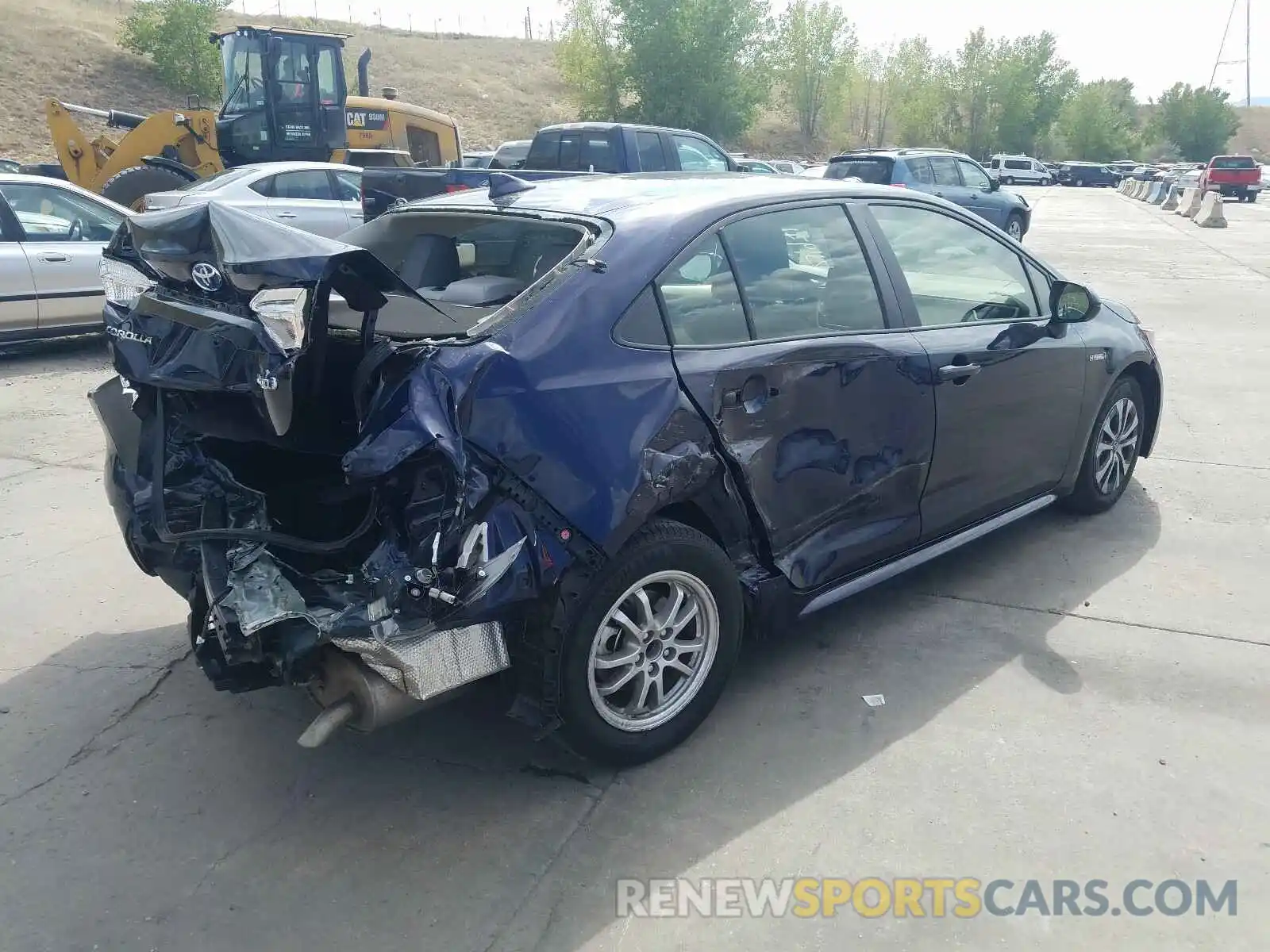 4 Photograph of a damaged car JTDEBRBE0LJ013651 TOYOTA COROLLA 2020