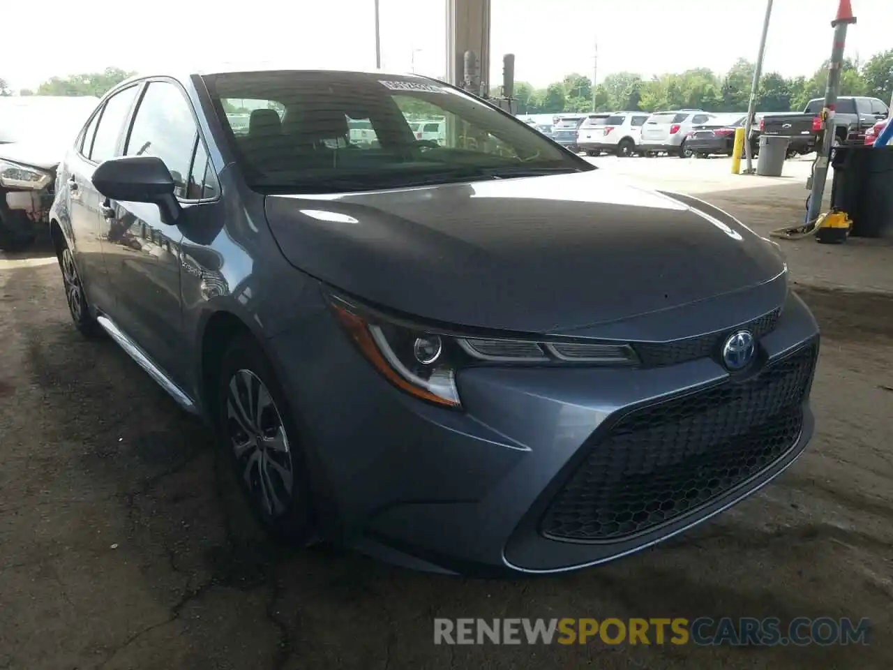 1 Photograph of a damaged car JTDEBRBE0LJ016212 TOYOTA COROLLA 2020