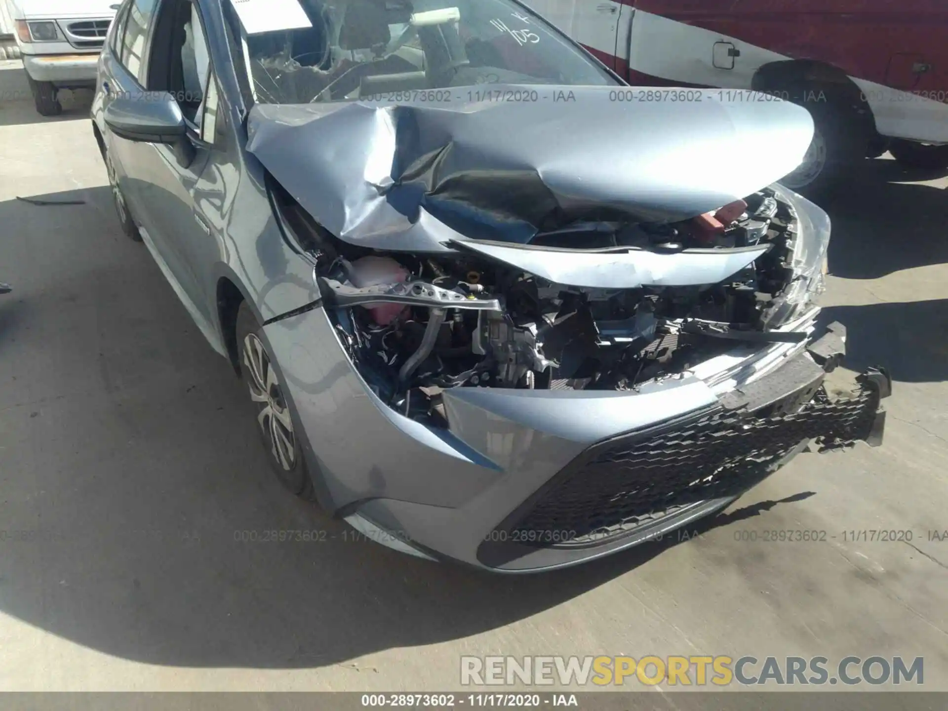 6 Photograph of a damaged car JTDEBRBE0LJ016422 TOYOTA COROLLA 2020