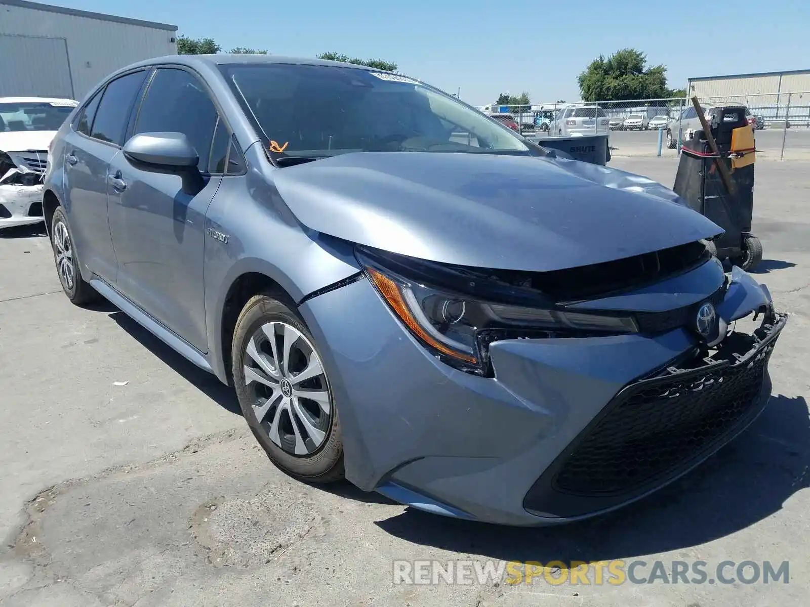 1 Photograph of a damaged car JTDEBRBE0LJ016680 TOYOTA COROLLA 2020