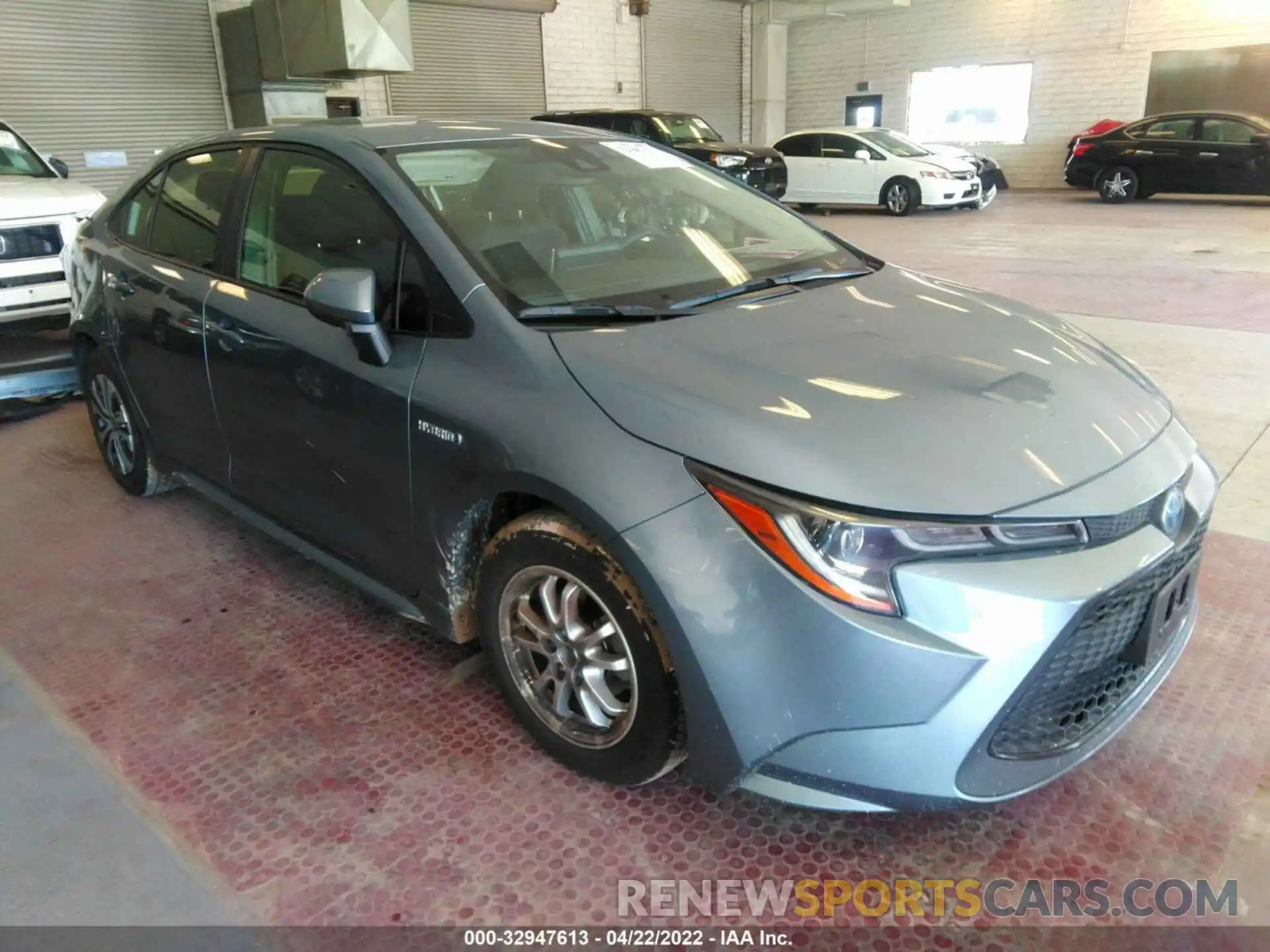 1 Photograph of a damaged car JTDEBRBE0LJ017330 TOYOTA COROLLA 2020