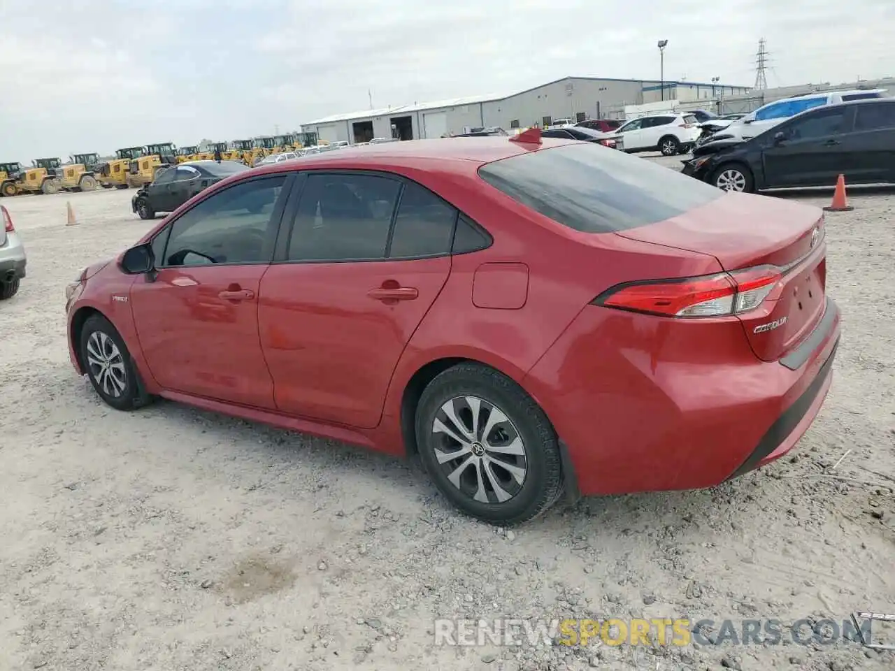 2 Photograph of a damaged car JTDEBRBE0LJ017781 TOYOTA COROLLA 2020