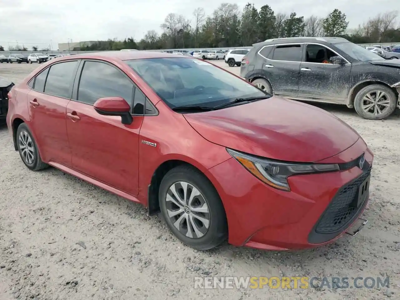 4 Photograph of a damaged car JTDEBRBE0LJ017781 TOYOTA COROLLA 2020