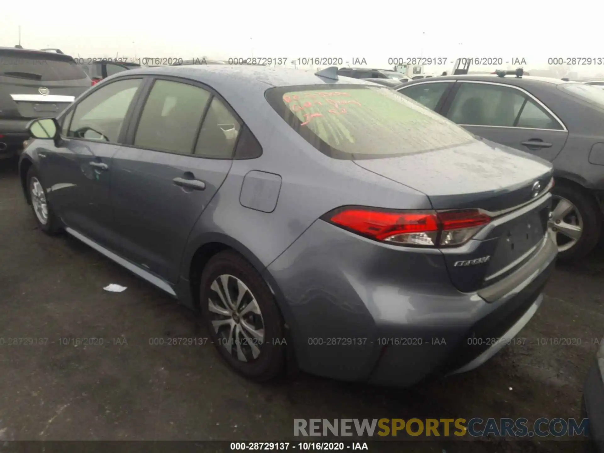 3 Photograph of a damaged car JTDEBRBE0LJ018610 TOYOTA COROLLA 2020