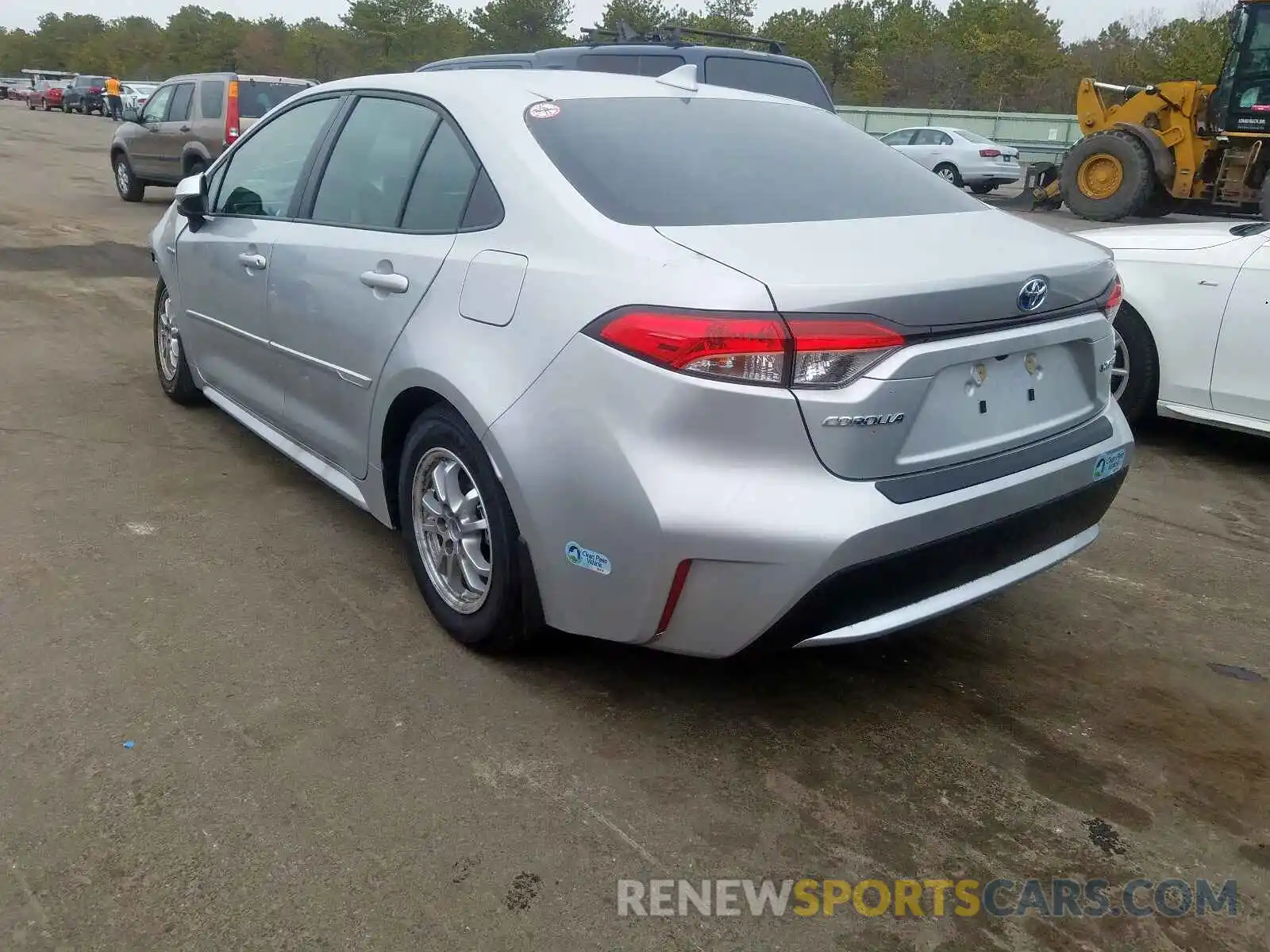 3 Photograph of a damaged car JTDEBRBE0LJ020227 TOYOTA COROLLA 2020