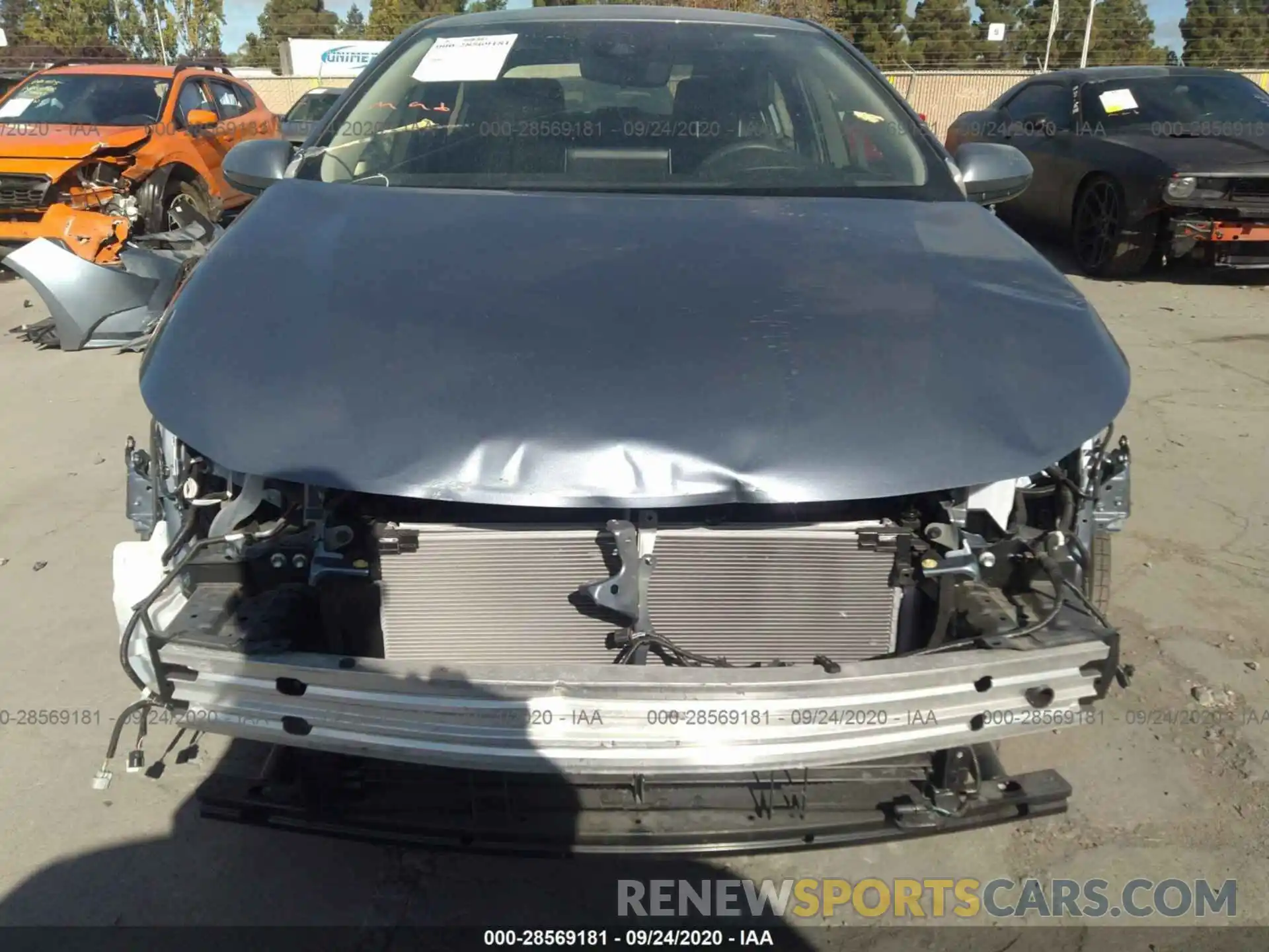 6 Photograph of a damaged car JTDEBRBE0LJ023242 TOYOTA COROLLA 2020