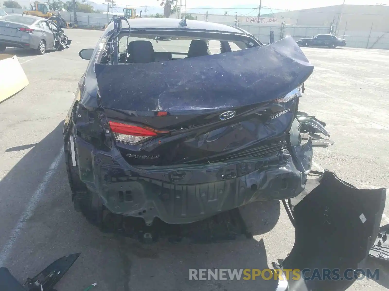 9 Photograph of a damaged car JTDEBRBE0LJ023371 TOYOTA COROLLA 2020