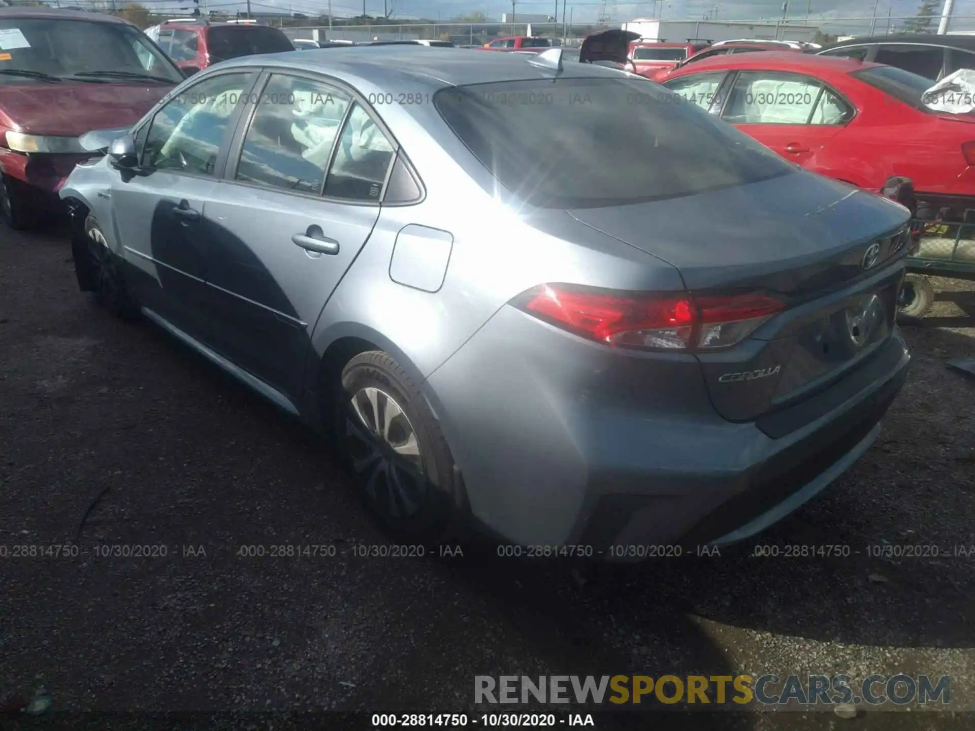 3 Photograph of a damaged car JTDEBRBE0LJ023788 TOYOTA COROLLA 2020