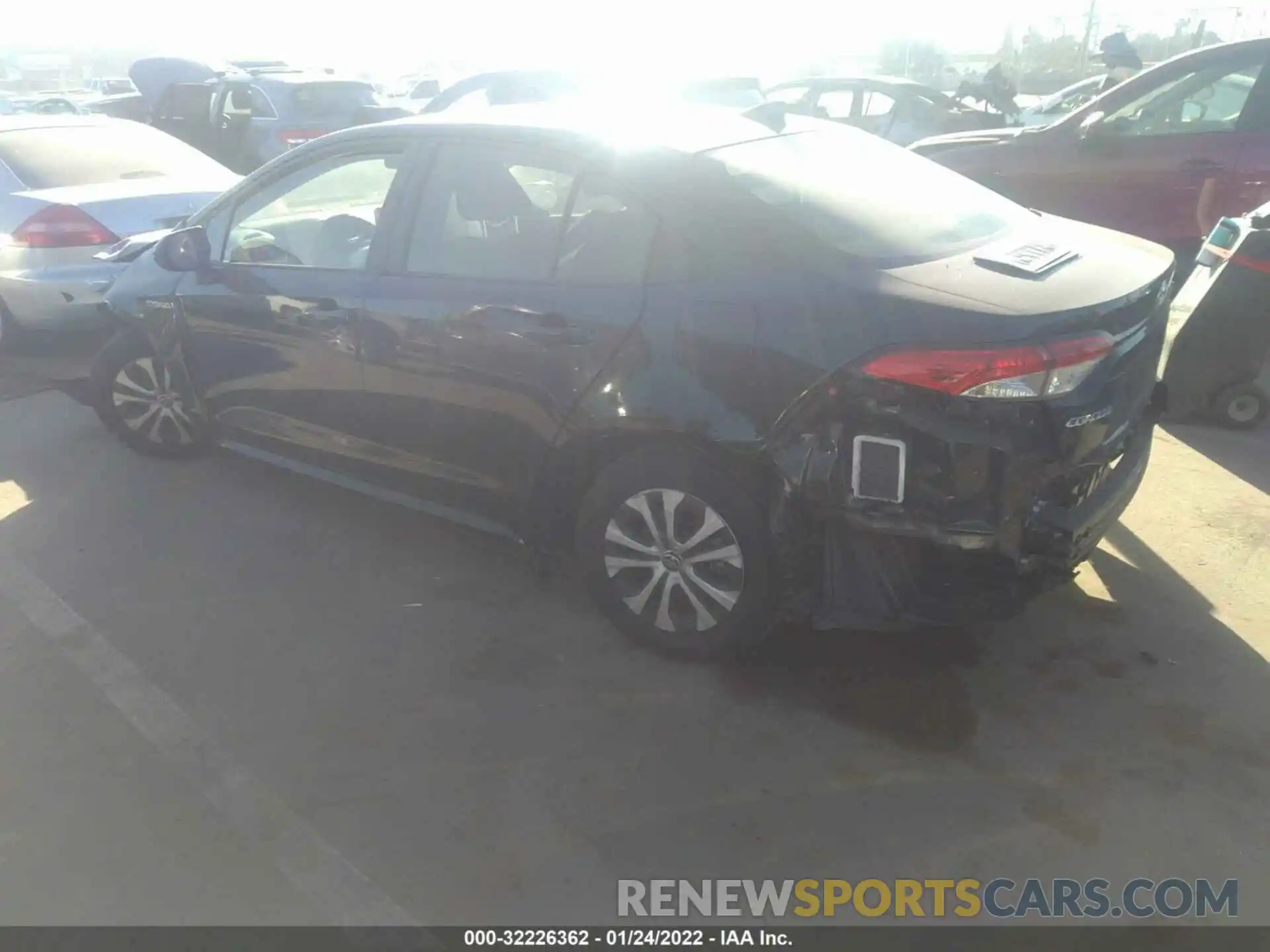 3 Photograph of a damaged car JTDEBRBE0LJ024150 TOYOTA COROLLA 2020