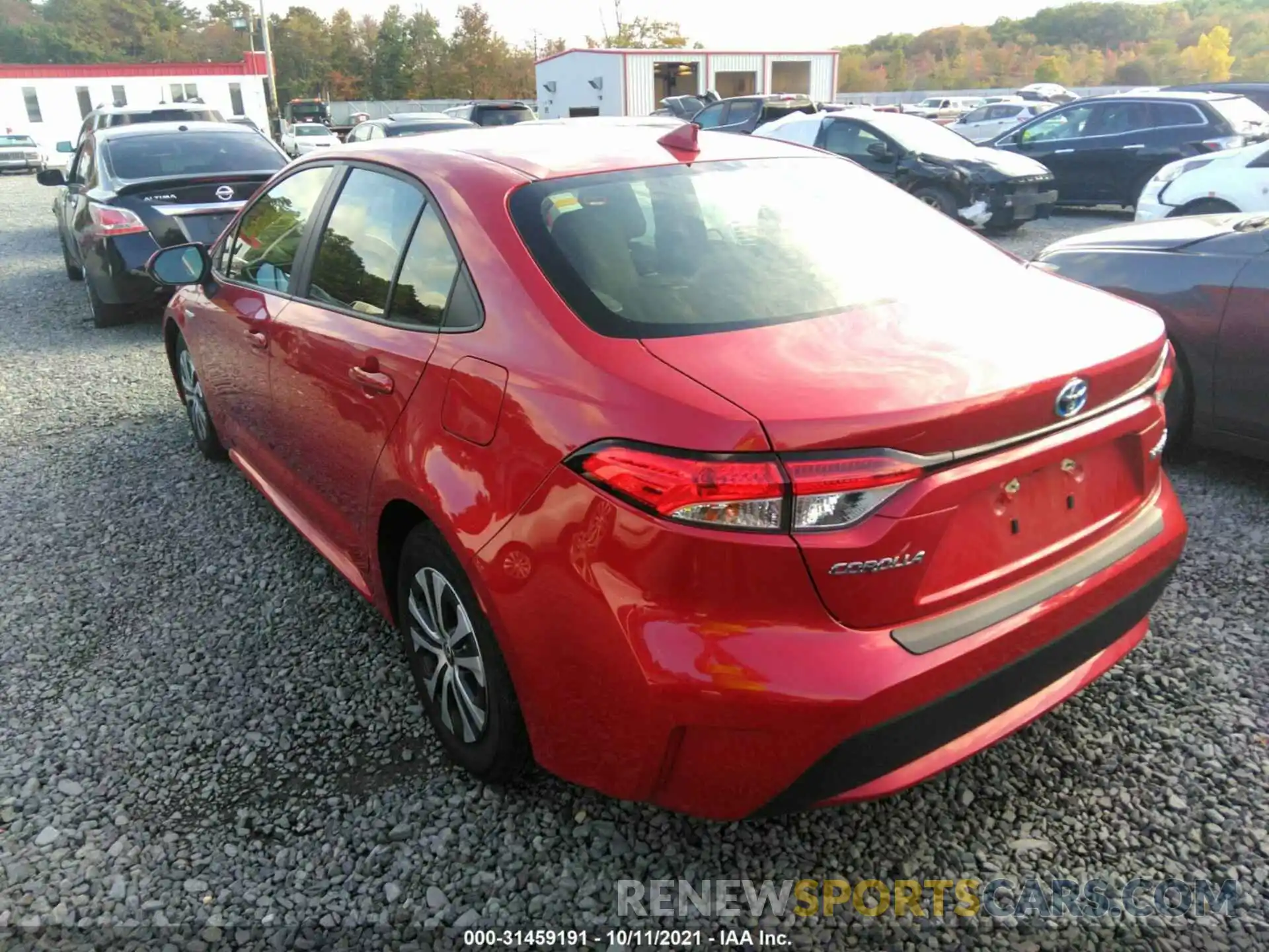 3 Photograph of a damaged car JTDEBRBE0LJ024892 TOYOTA COROLLA 2020