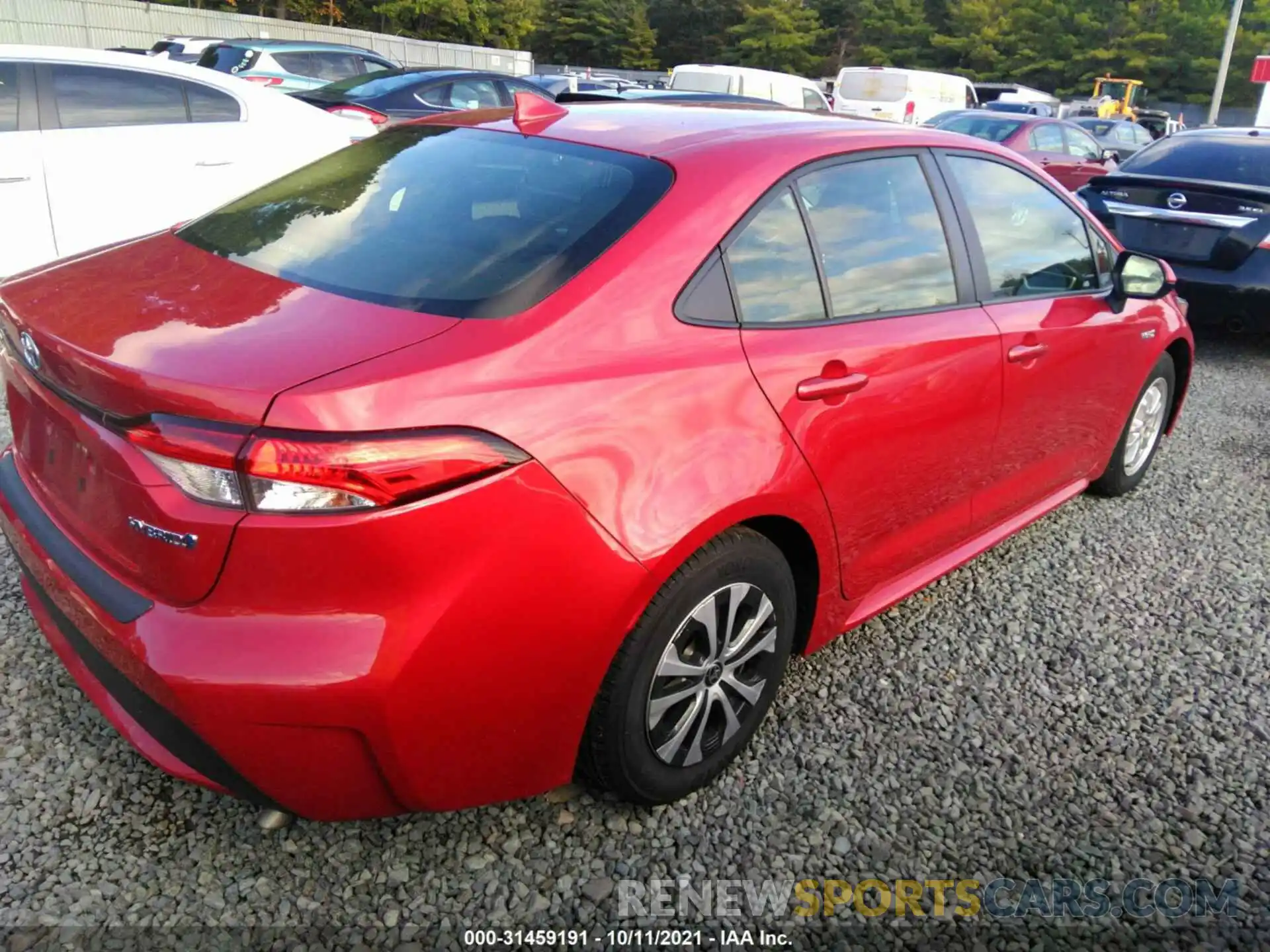 4 Photograph of a damaged car JTDEBRBE0LJ024892 TOYOTA COROLLA 2020